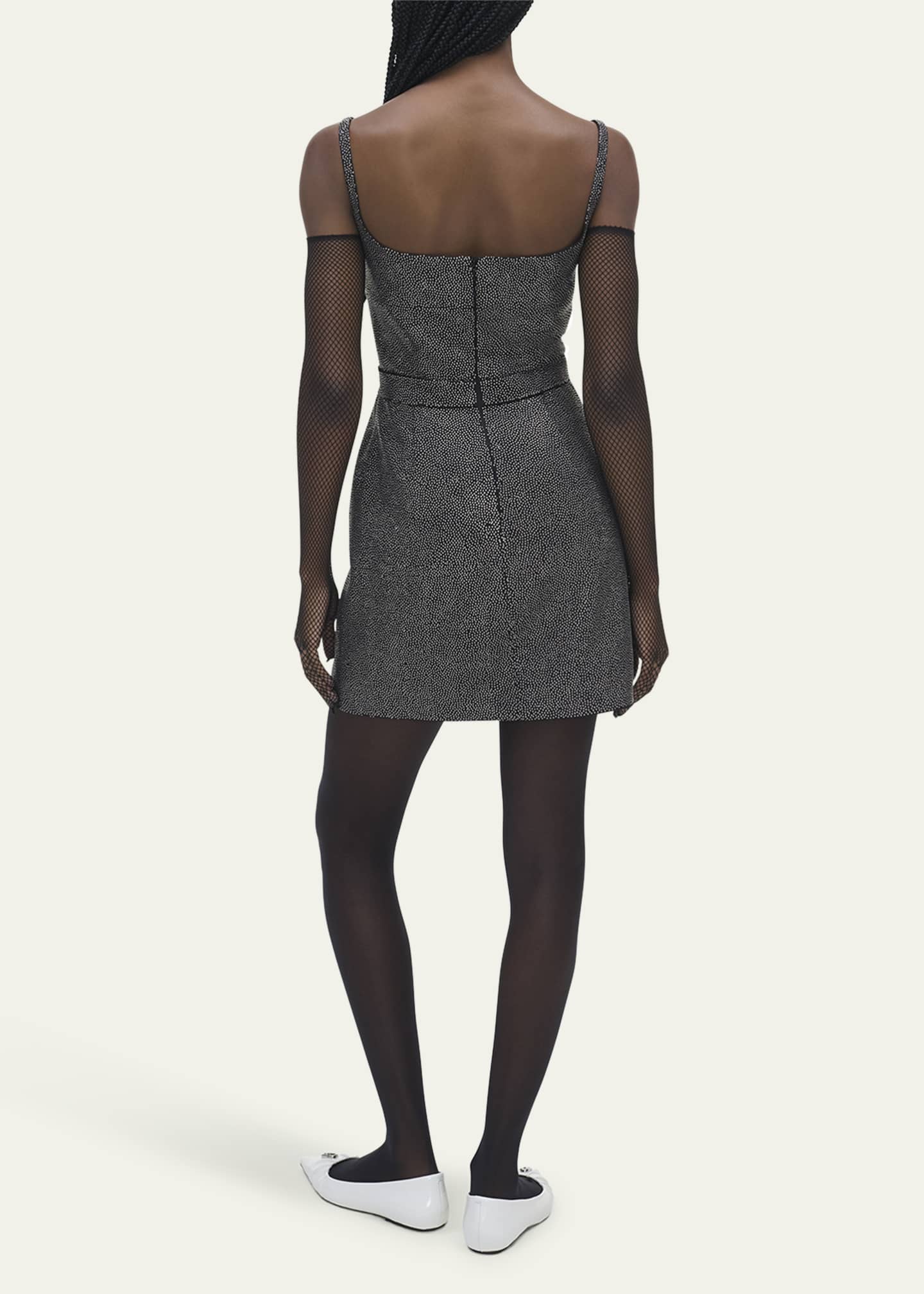 Marc Jacobs Studded Sleeveless Mini Dress Image 3 of 5