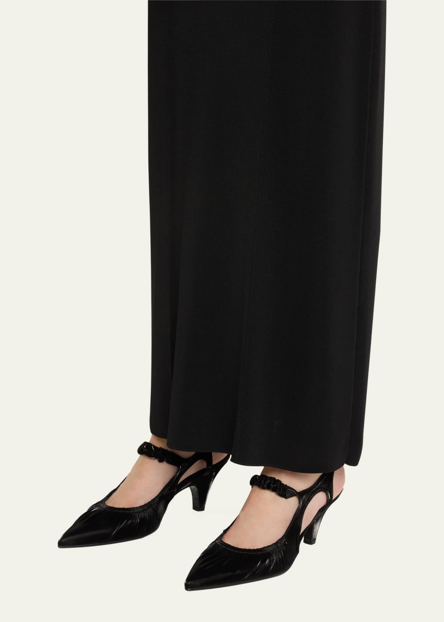 Reike Nen Narin Ruched Nylon Pumps Image 2 of 6