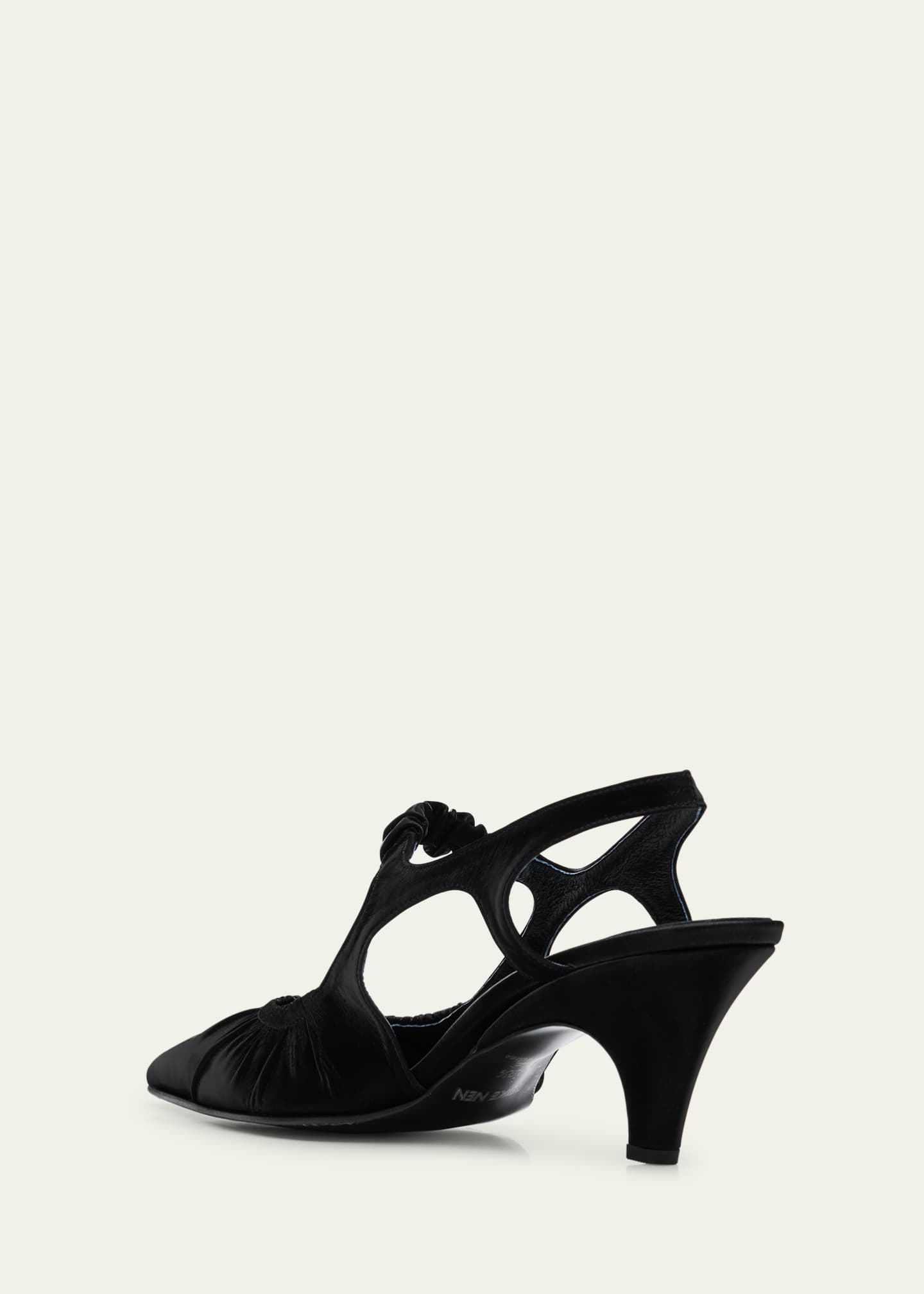 Reike Nen Narin Ruched Nylon Pumps Image 4 of 6