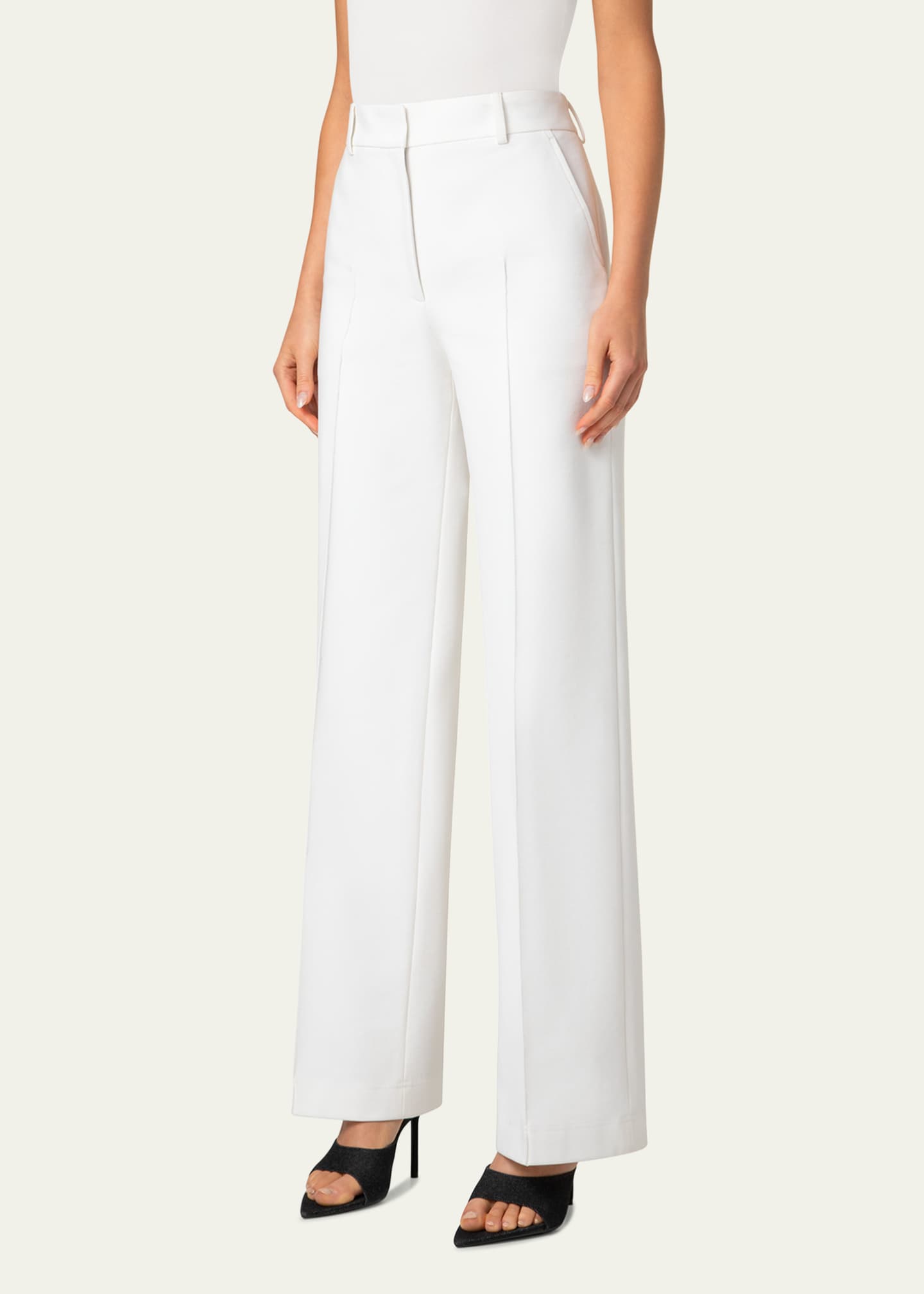 Akris punto Straight Leg Trousers Image 4 of 4