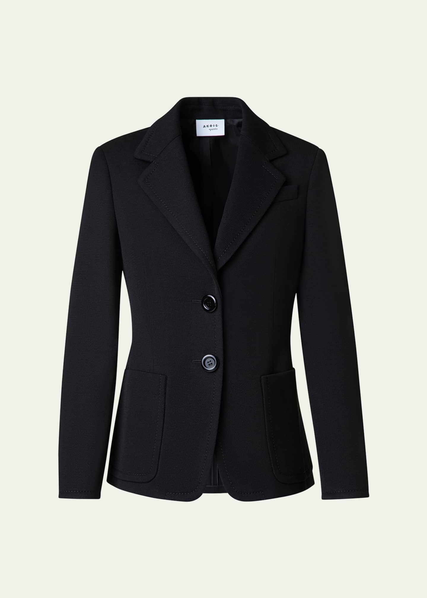 Akris punto Two-Button Wool Blazer Image 1 of 5