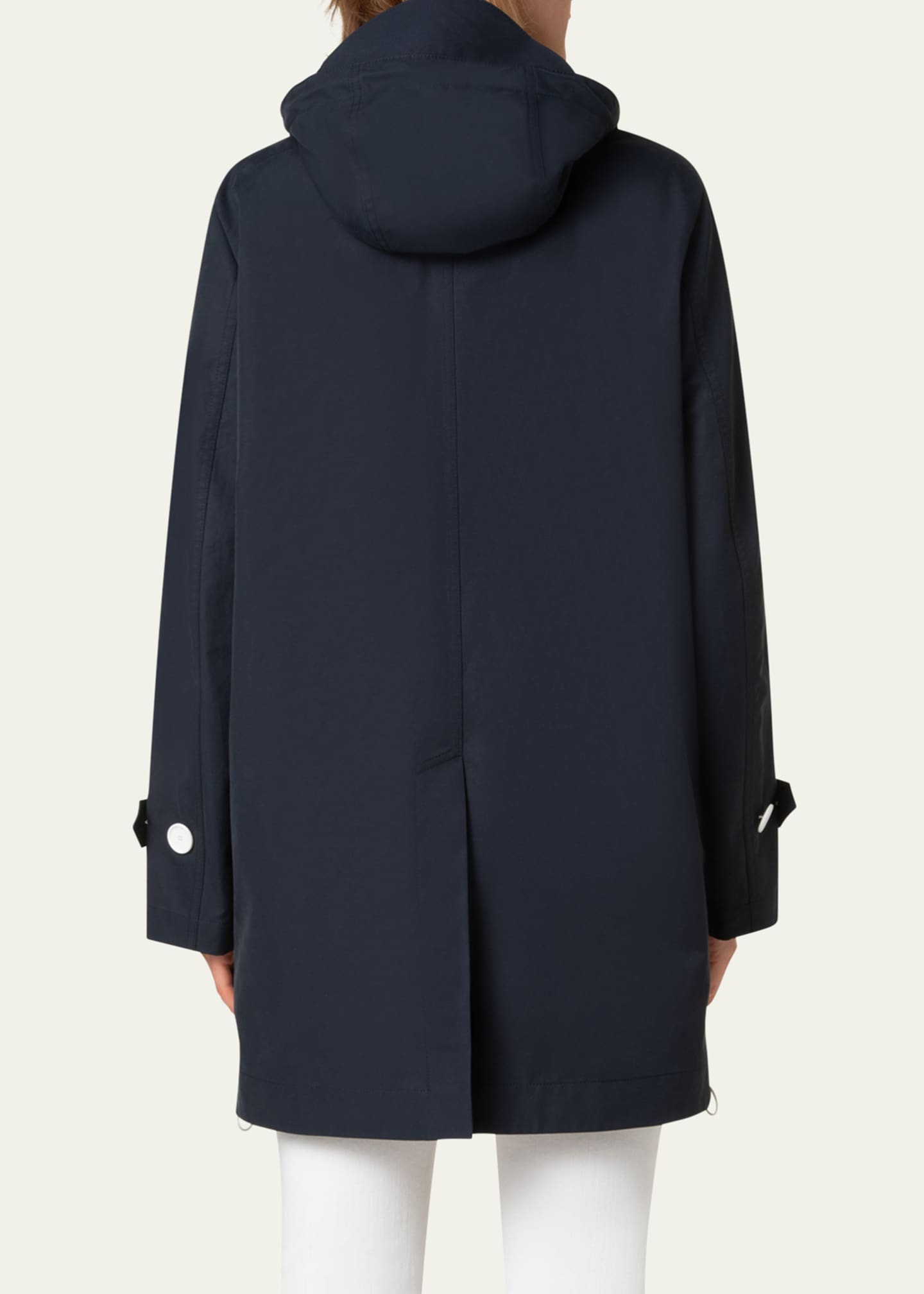 Akris punto Hooded Two-Tone Jacket Image 3 of 5