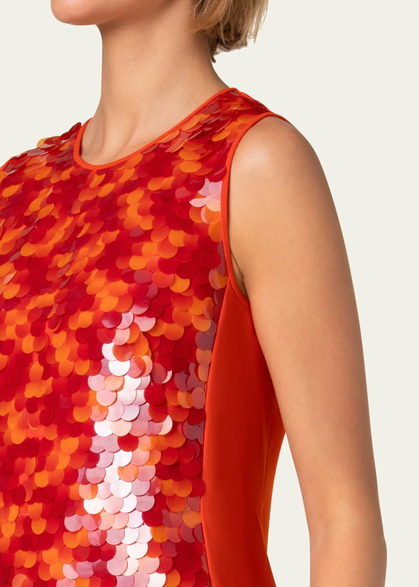 Akris punto Sequined Mini Dress Image 5 of 5