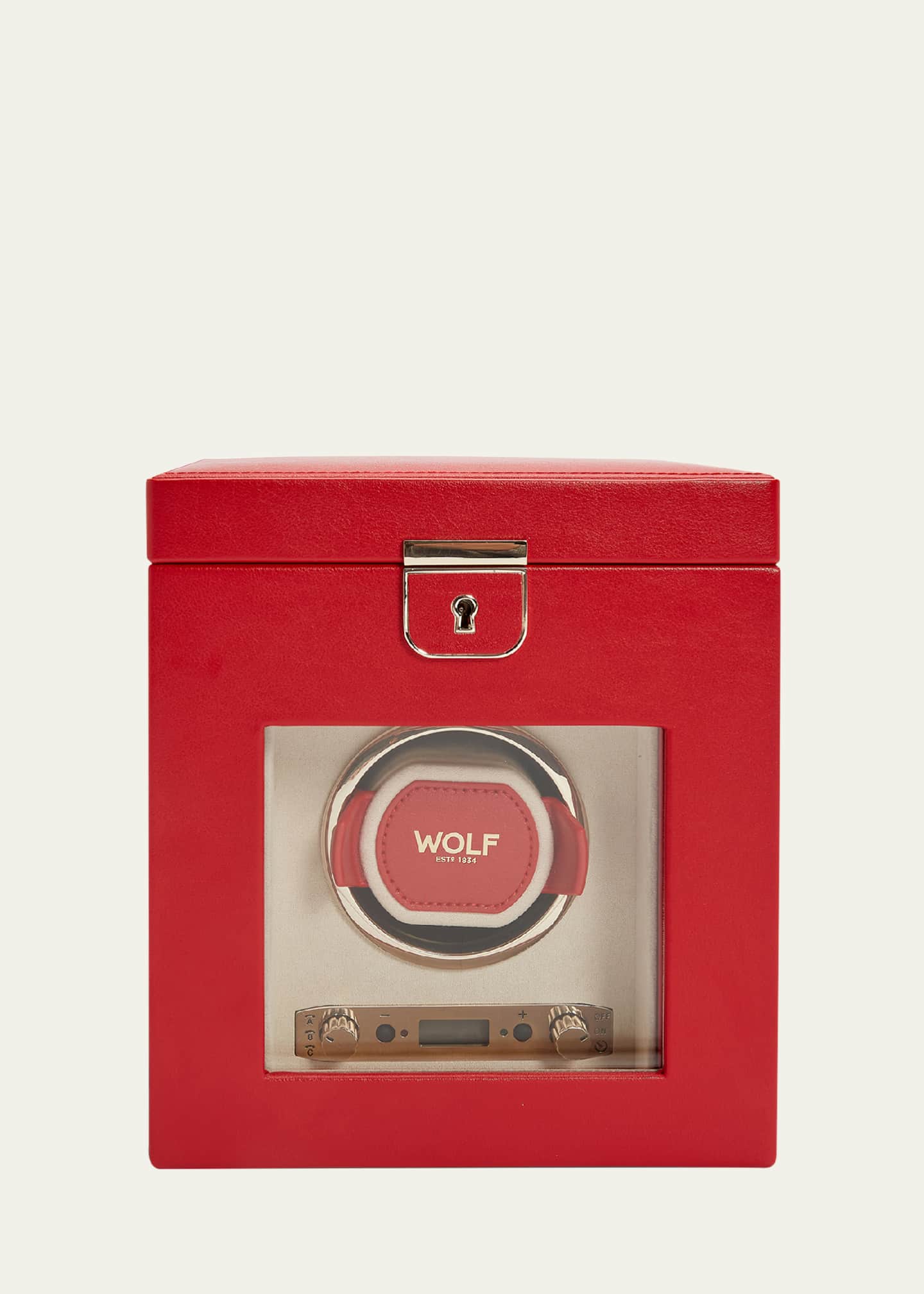 WOLF Palermo Single Watch Winder with Storage Image 1 of 5