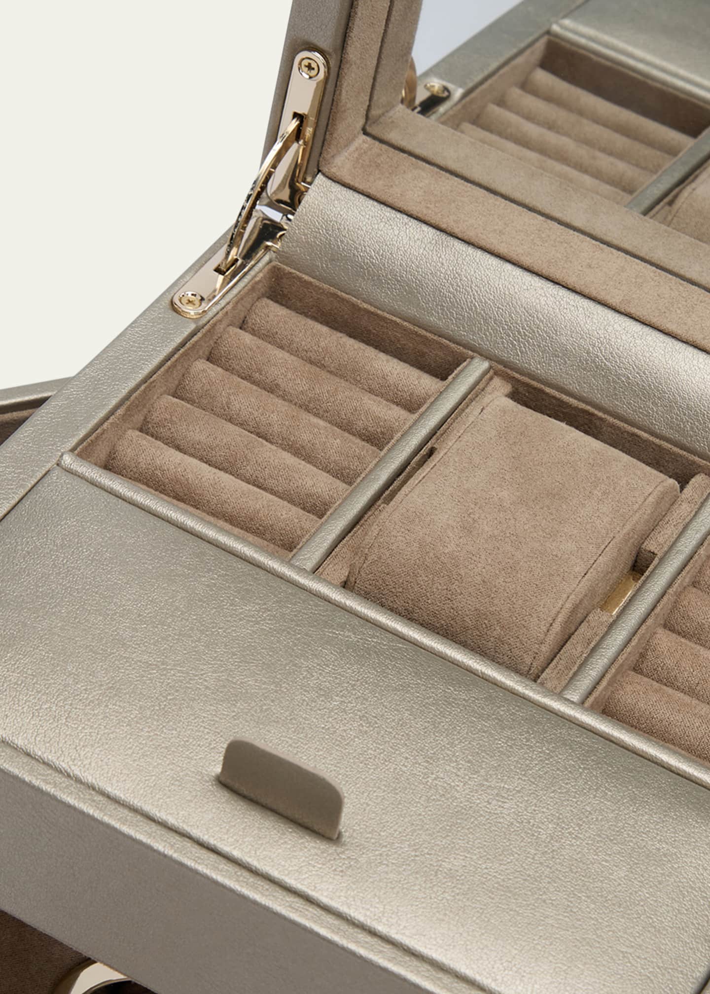 WOLF Palermo Single Watch Winder with Storage Image 4 of 5