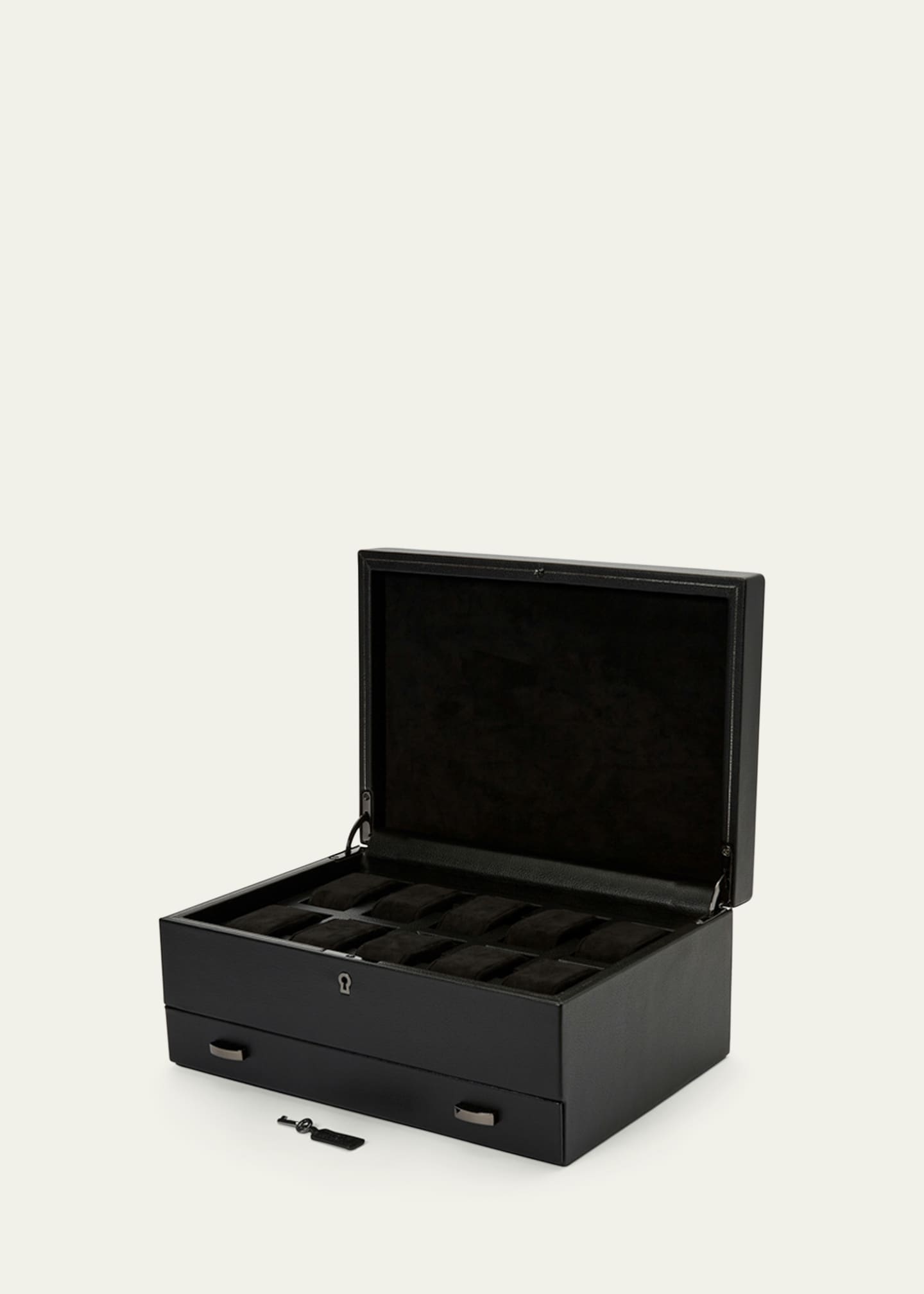 WOLF British Racing 10-Piece Watch Box with Storage Image 3 of 5