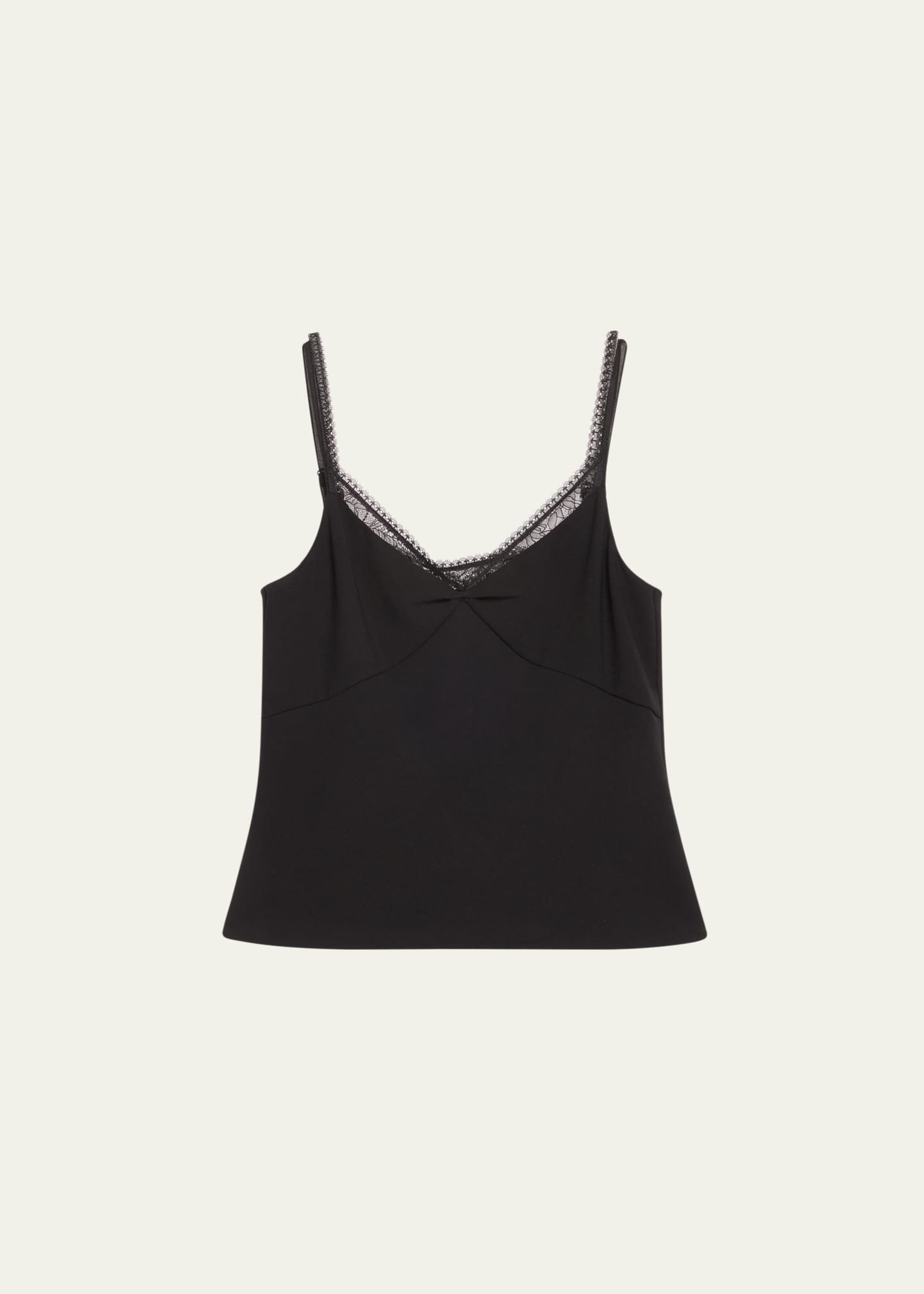 Vince Lace Trim V Neck Cami
