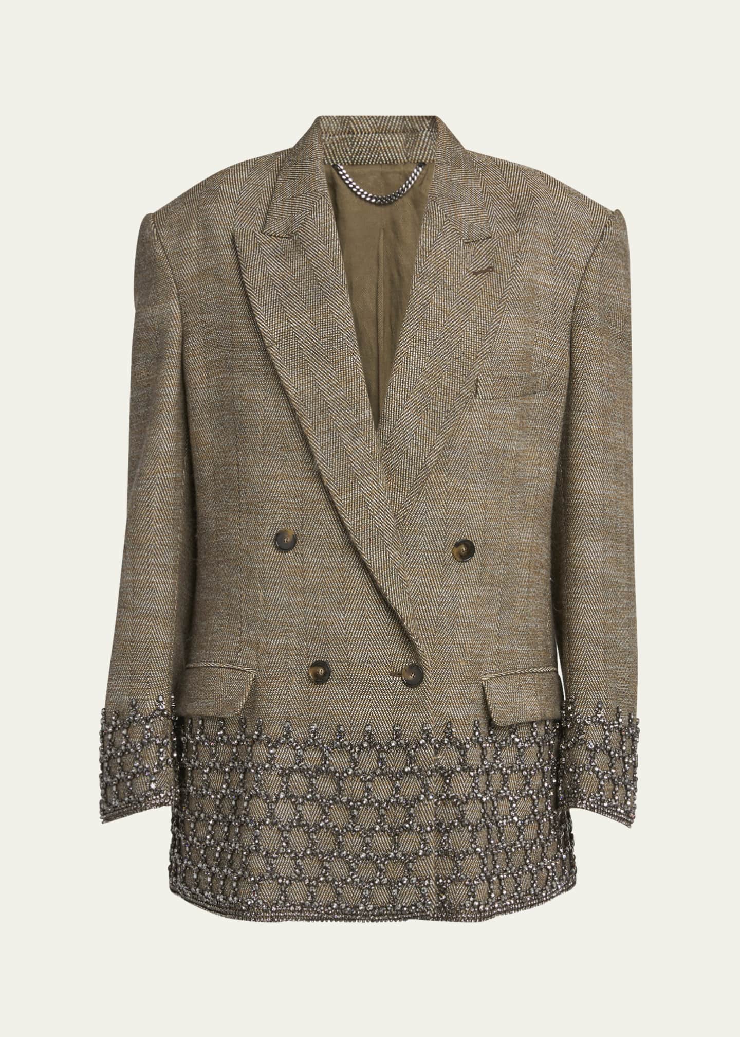 Stella mccartney wool blazer cheap