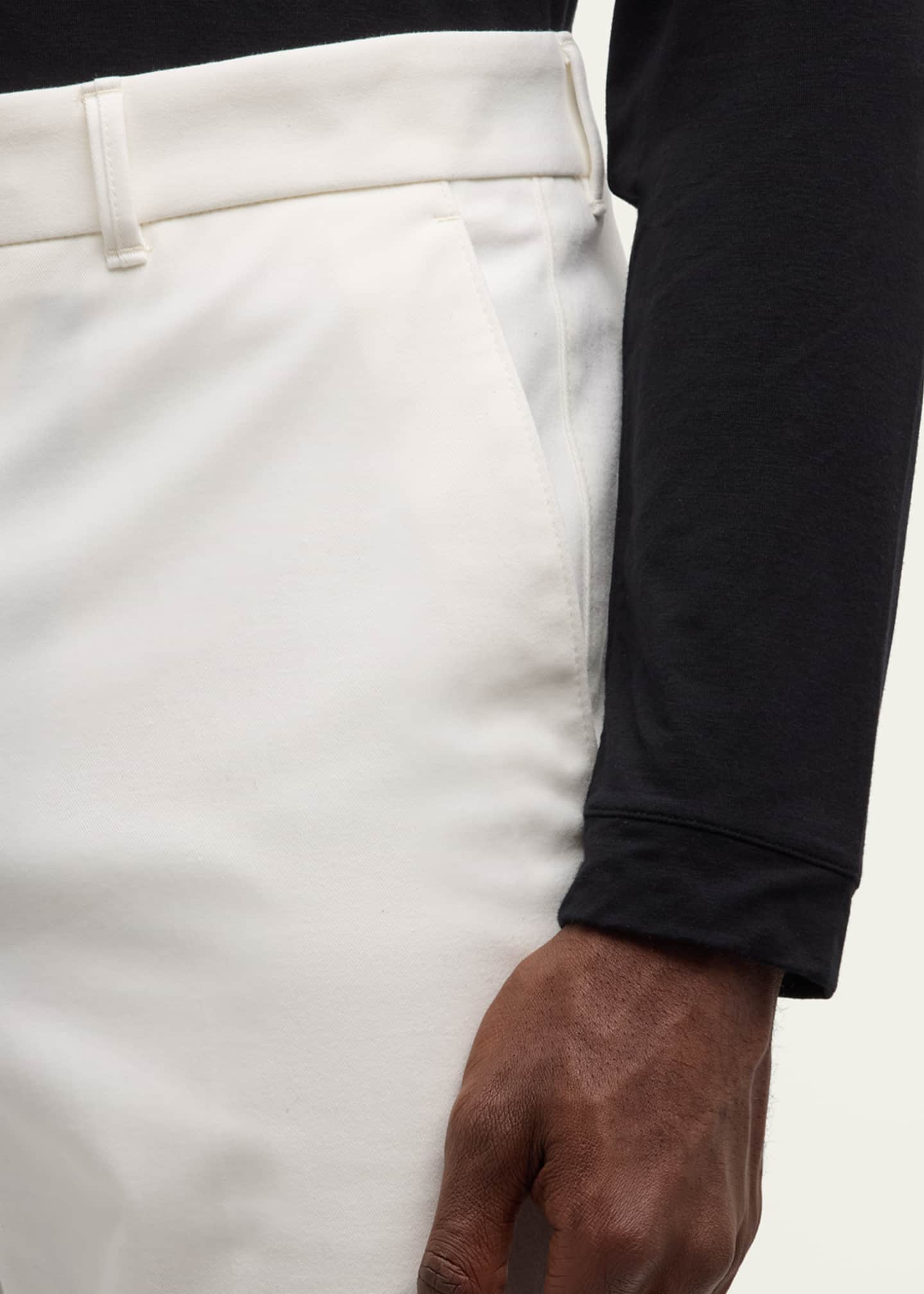 Giorgio Armani Men's Gabardine Diagonal Weave Trousers Image 5 of 5