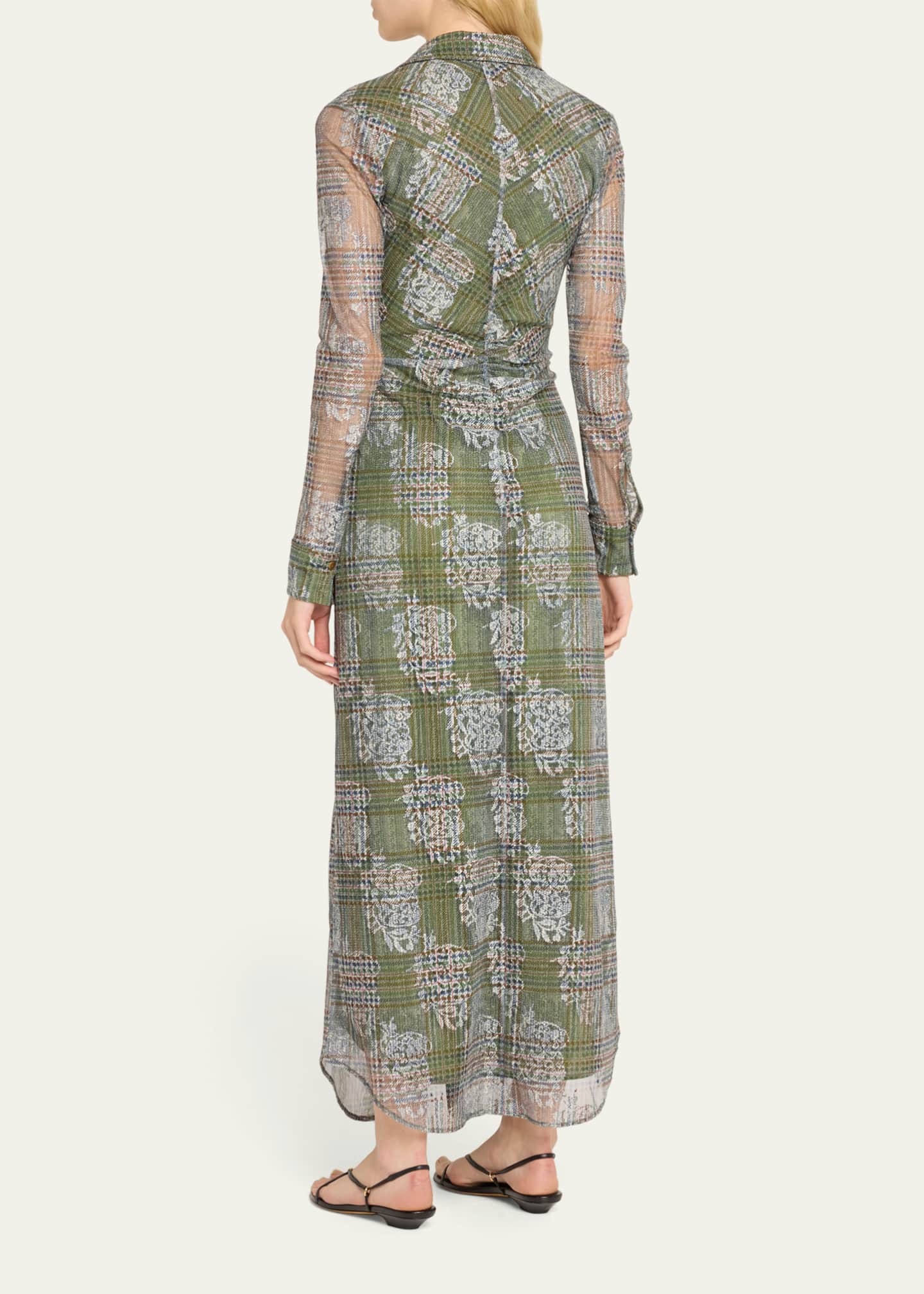 Ramy Brook Wyatt Tartan Midi Dress Image 3 of 5