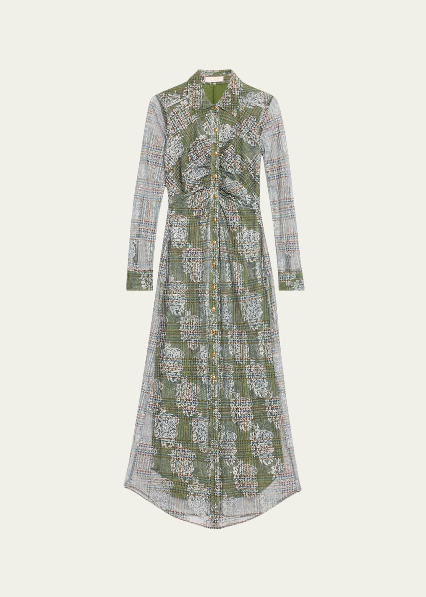 Ramy Brook Wyatt Tartan Midi Dress Image 1 of 5