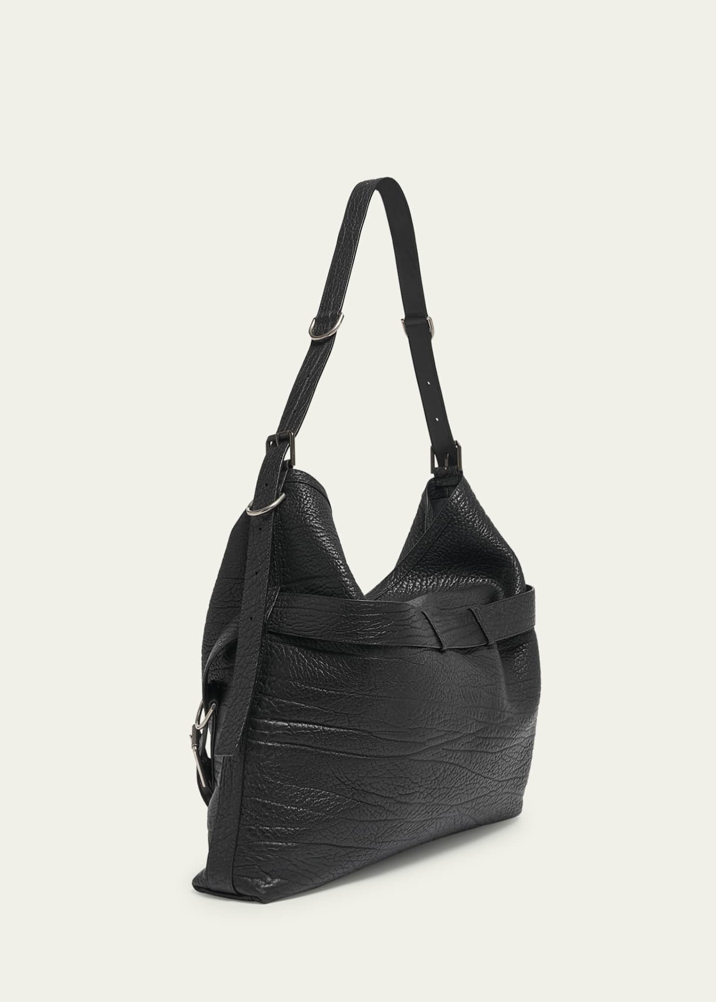 Givenchy Men's Voyou Large Bag in Embossed Leather Image 3 of 5