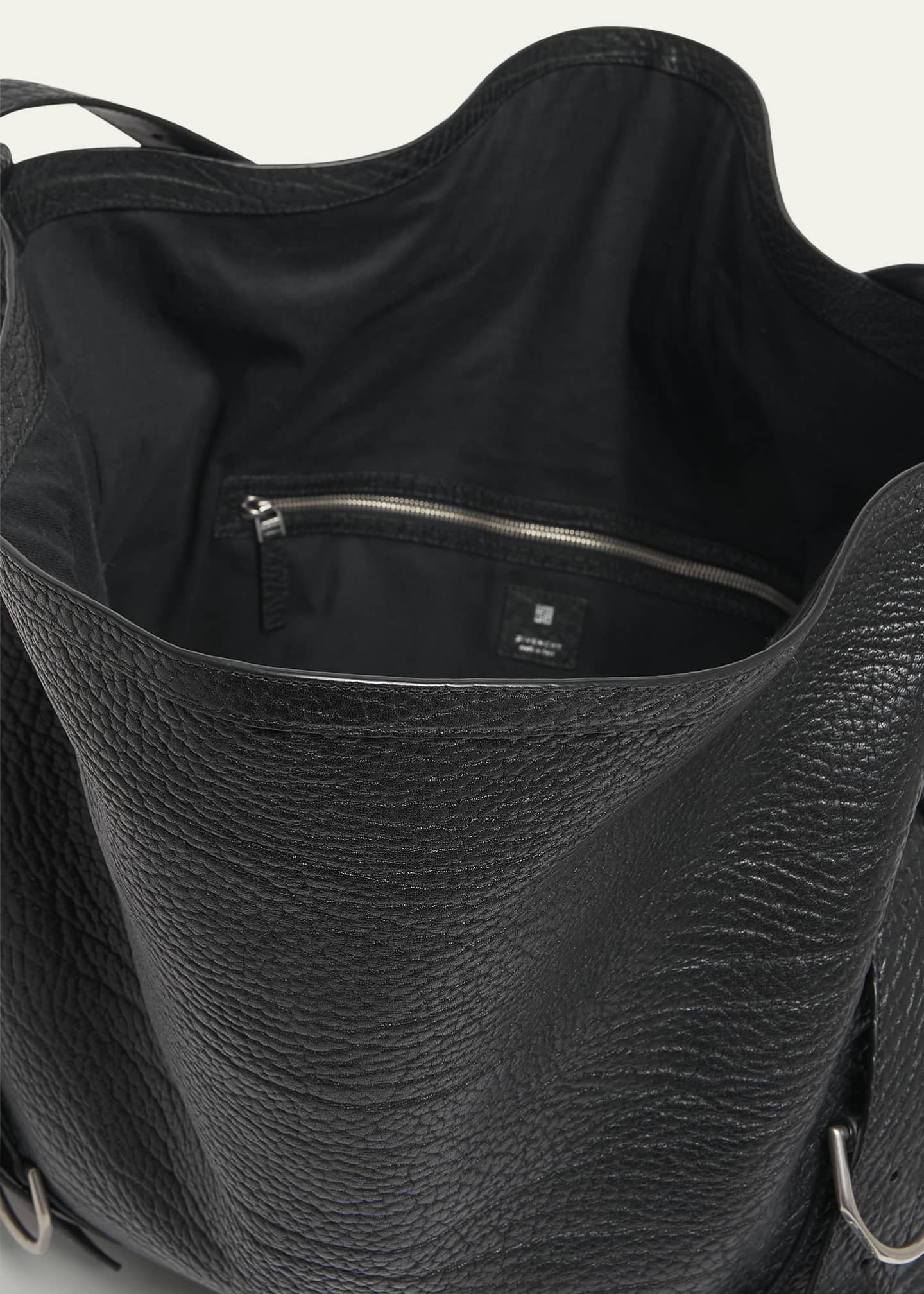 Givenchy Men's Voyou Large Bag in Embossed Leather Image 4 of 5