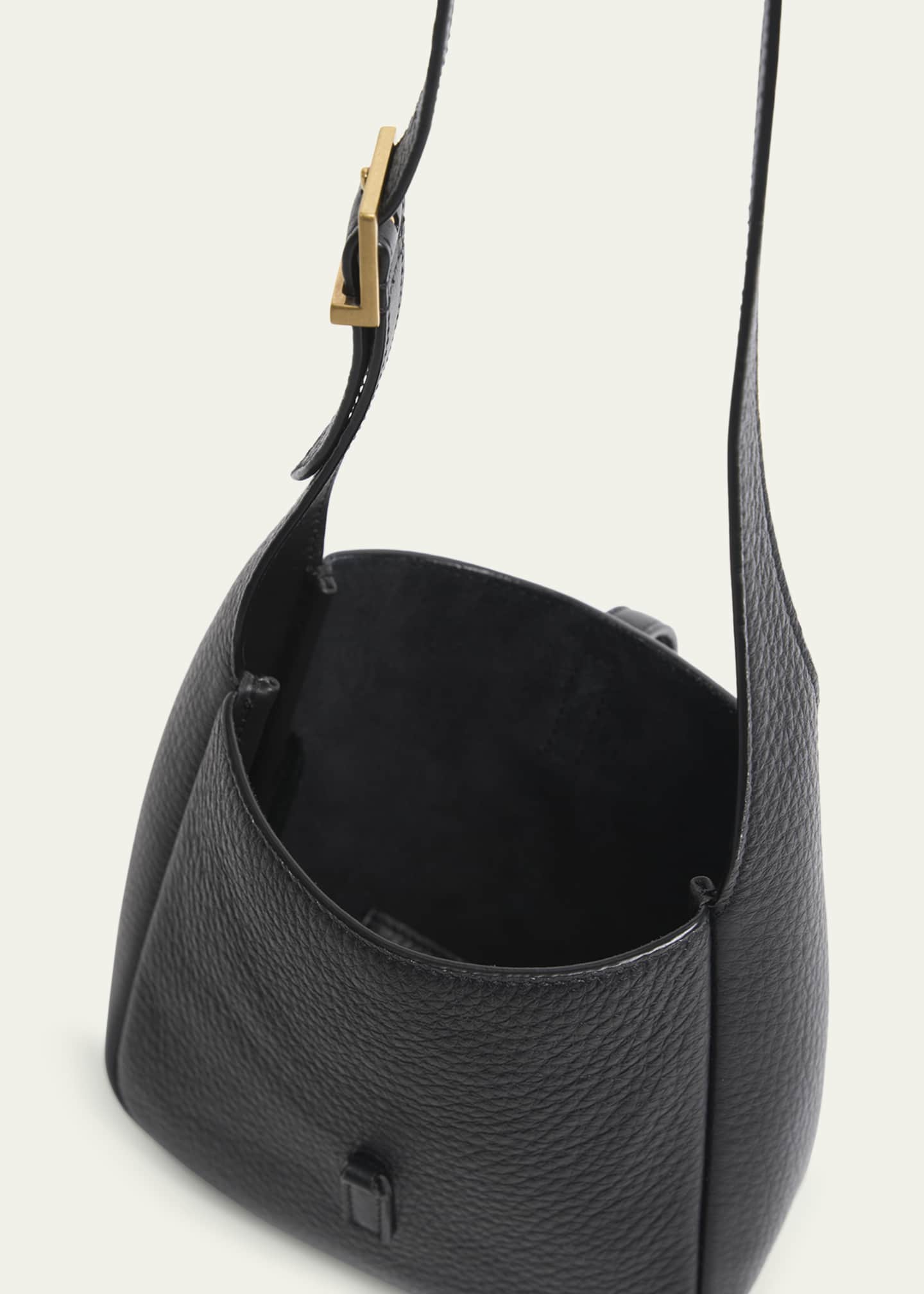 Saint Laurent Le 5 A 7 YSL Hobo Bag in Deer Leather