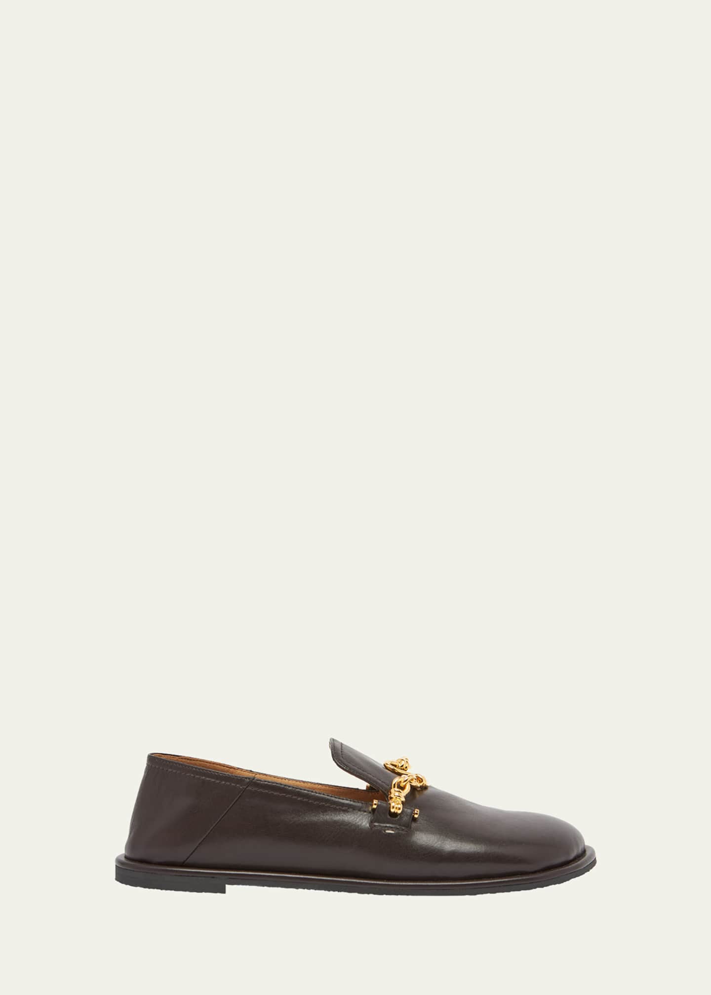 Stella McCartney Ryder Vegan Leather Chain Loafers