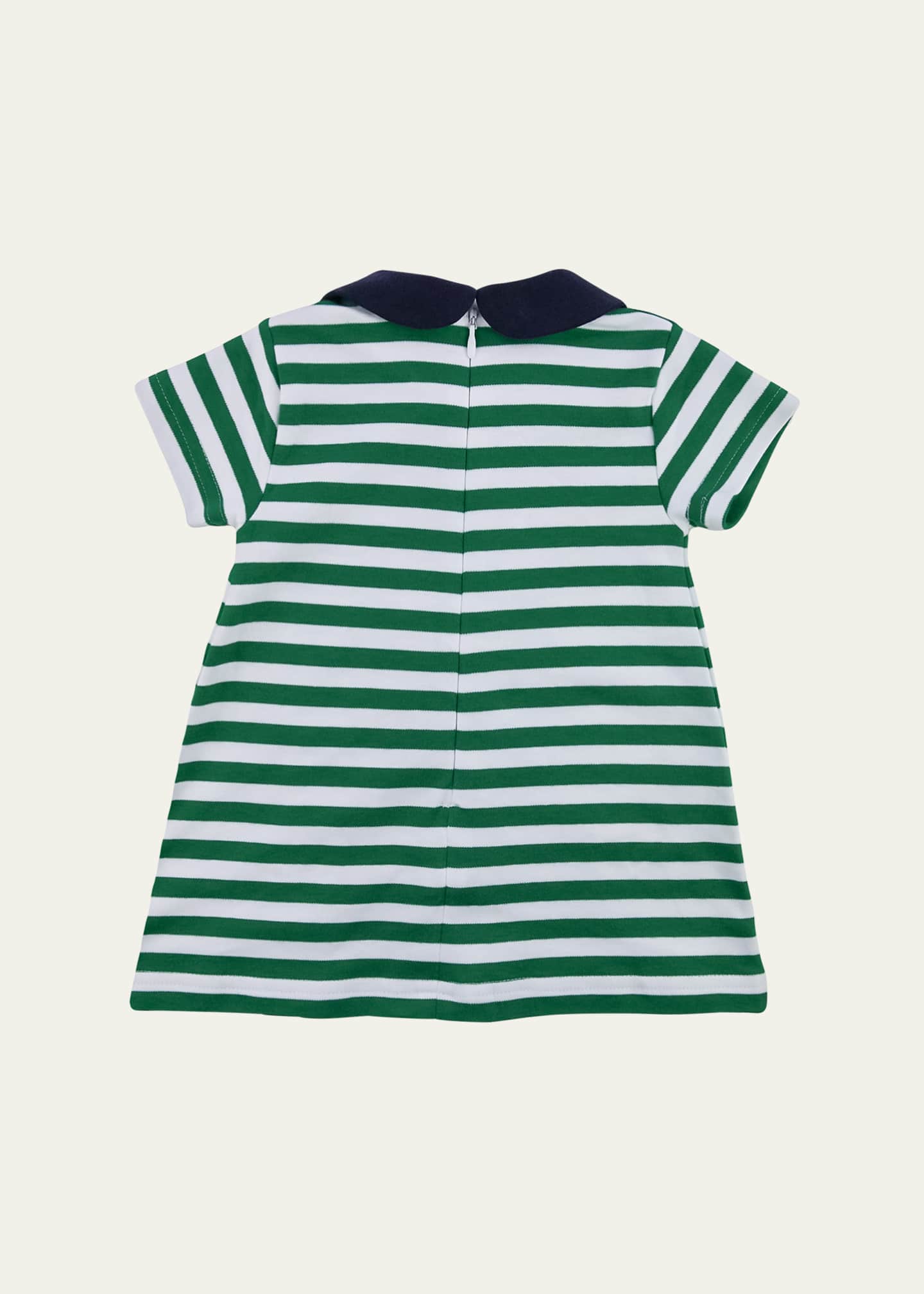 Florence Eiseman Girl s Striped Knit Dress W Apple Applique Size 4T 3 Bergdorf Goodman