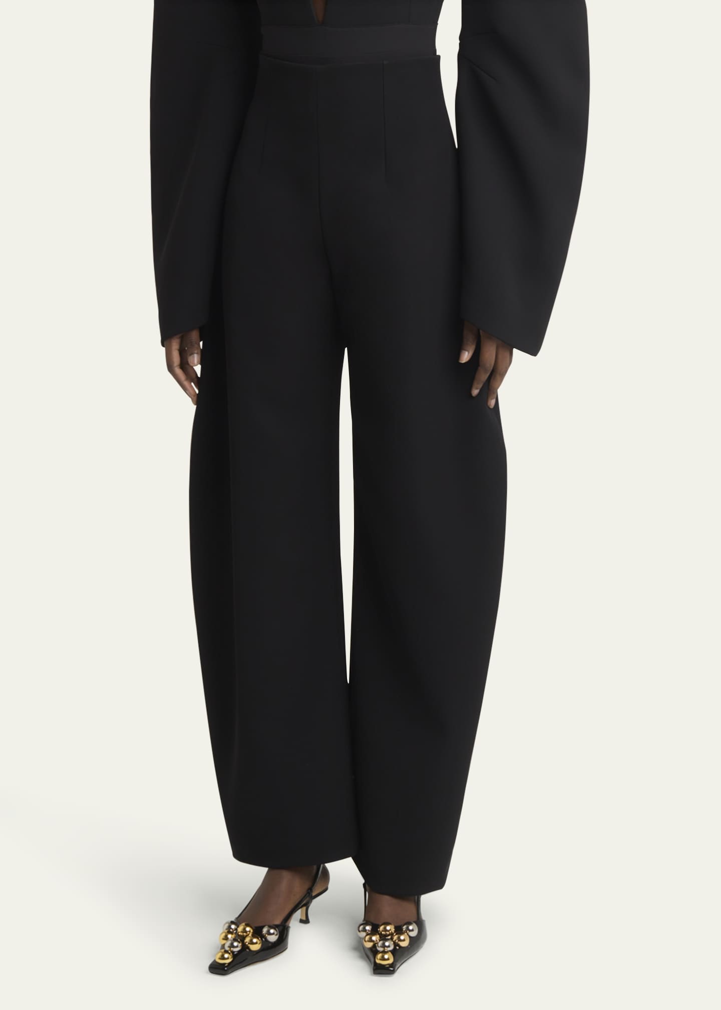 A.W.A.K.E. MODE Round Tailored Trousers Image 4 of 5