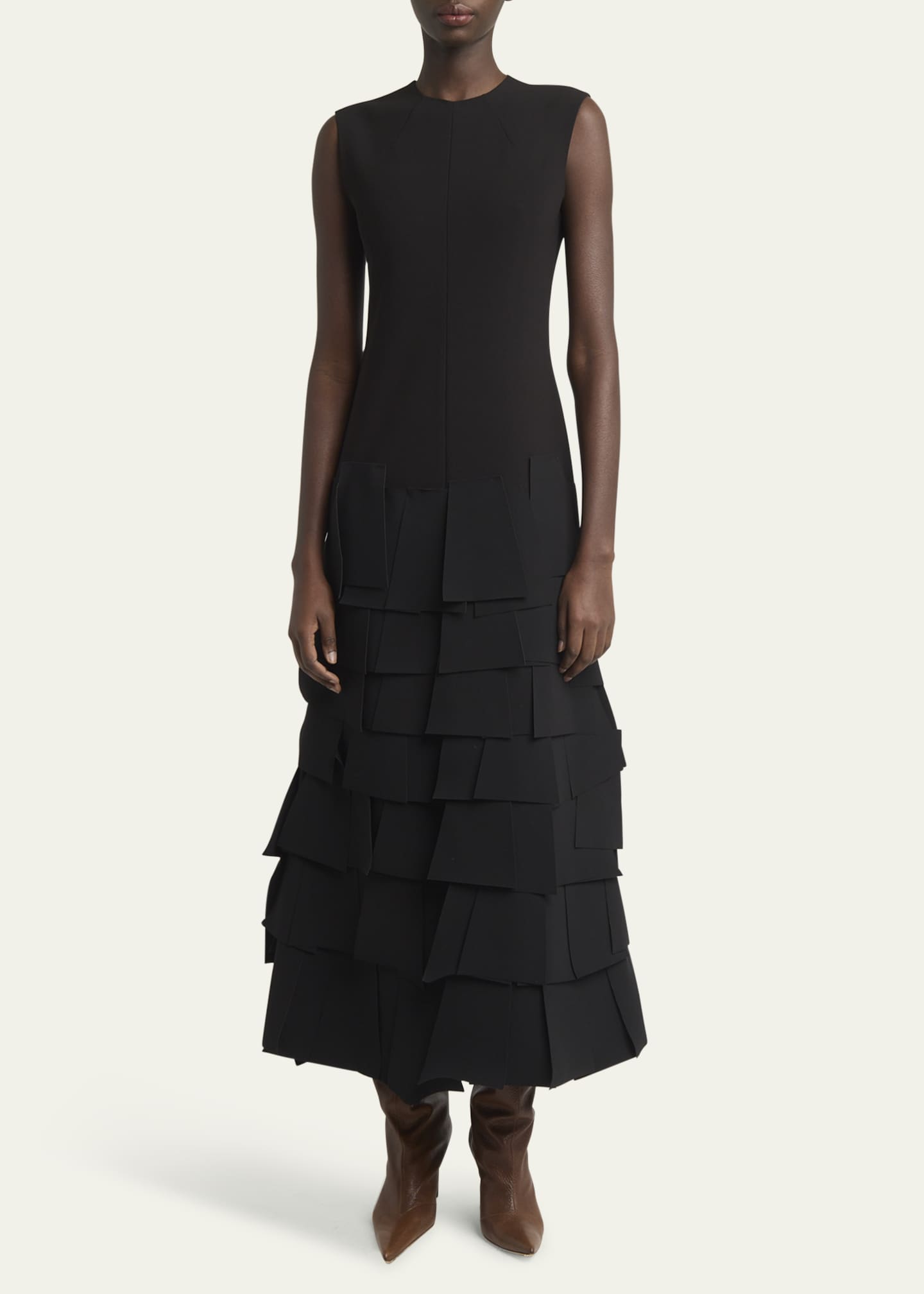 A.W.A.K.E. MODE Laser-Cut Sleeveless Maxi Dress Image 2 of 5