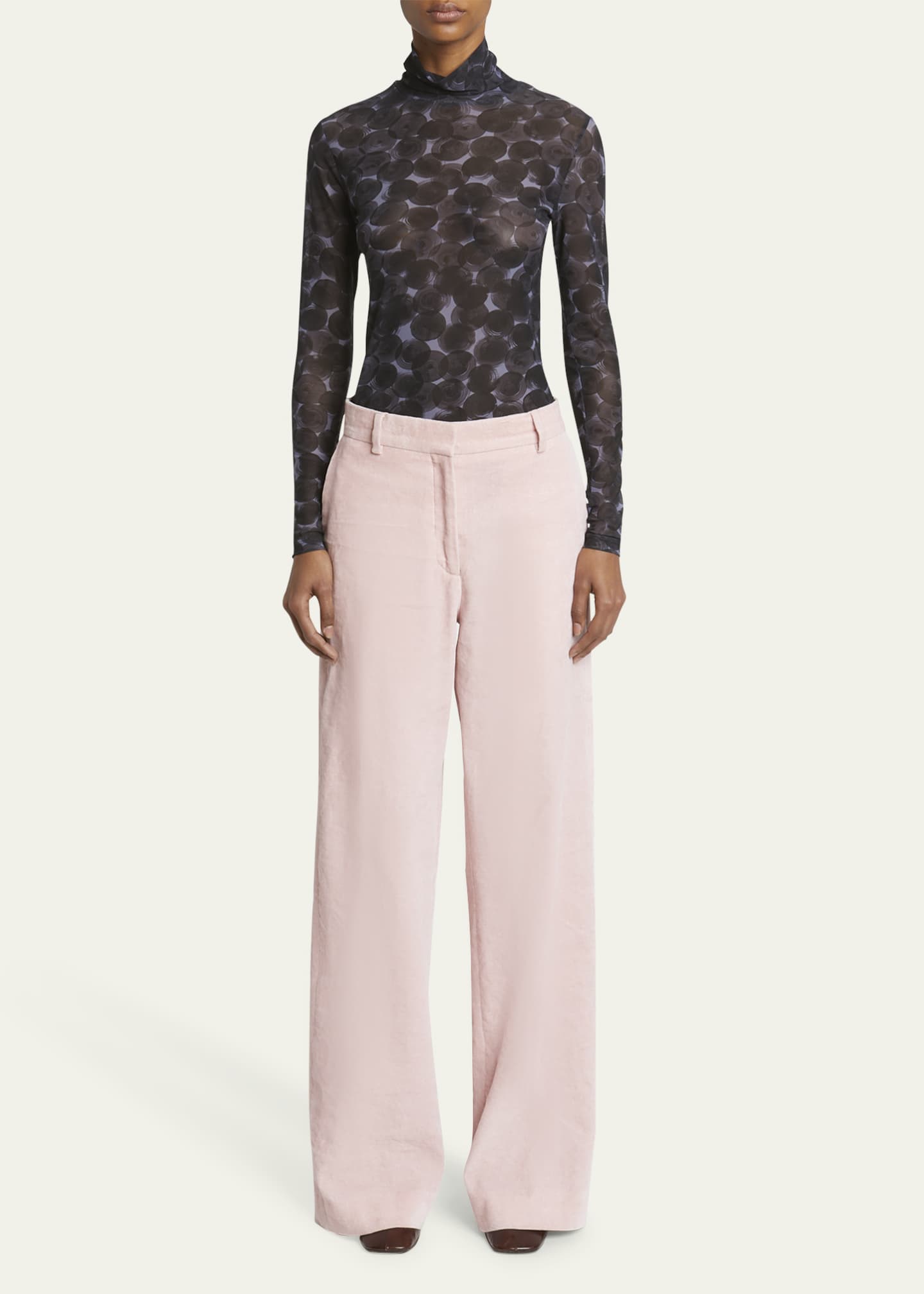 Dries van noten printed turtleneck hot sale