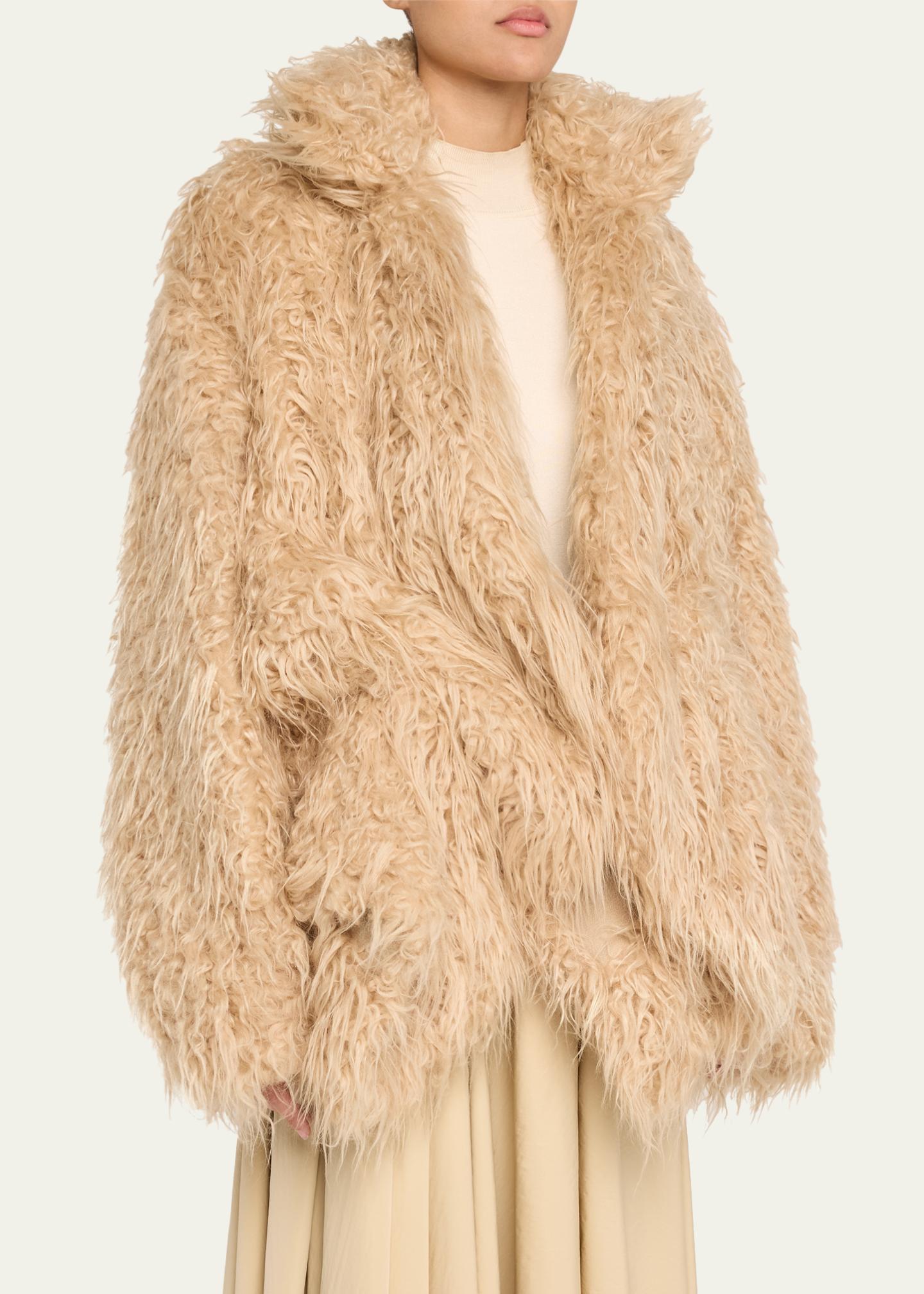 Dries Van Noten Faux Fur Jacket Fur Jacket Dries Van Noten Faux 