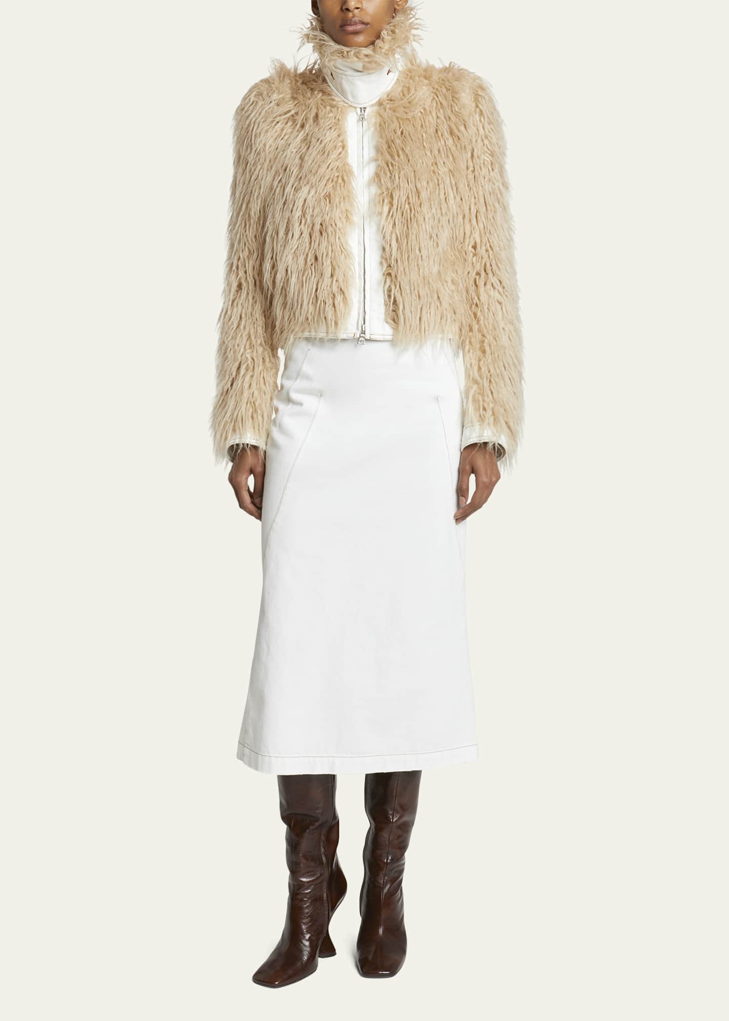 Dries Van Noten Vangel Faux Shearling Jacket Image 2 of 5