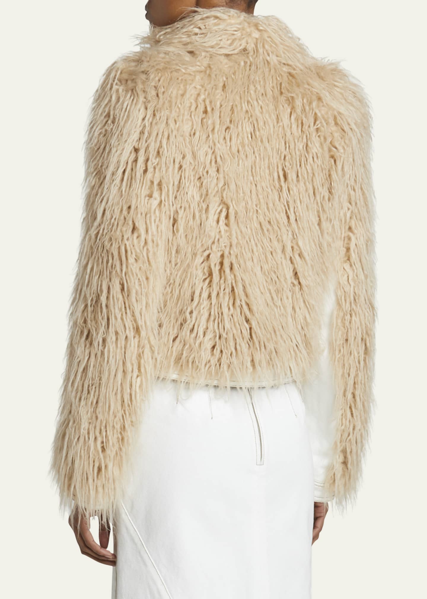 Dries Van Noten Vangel Faux Shearling Jacket Image 3 of 5