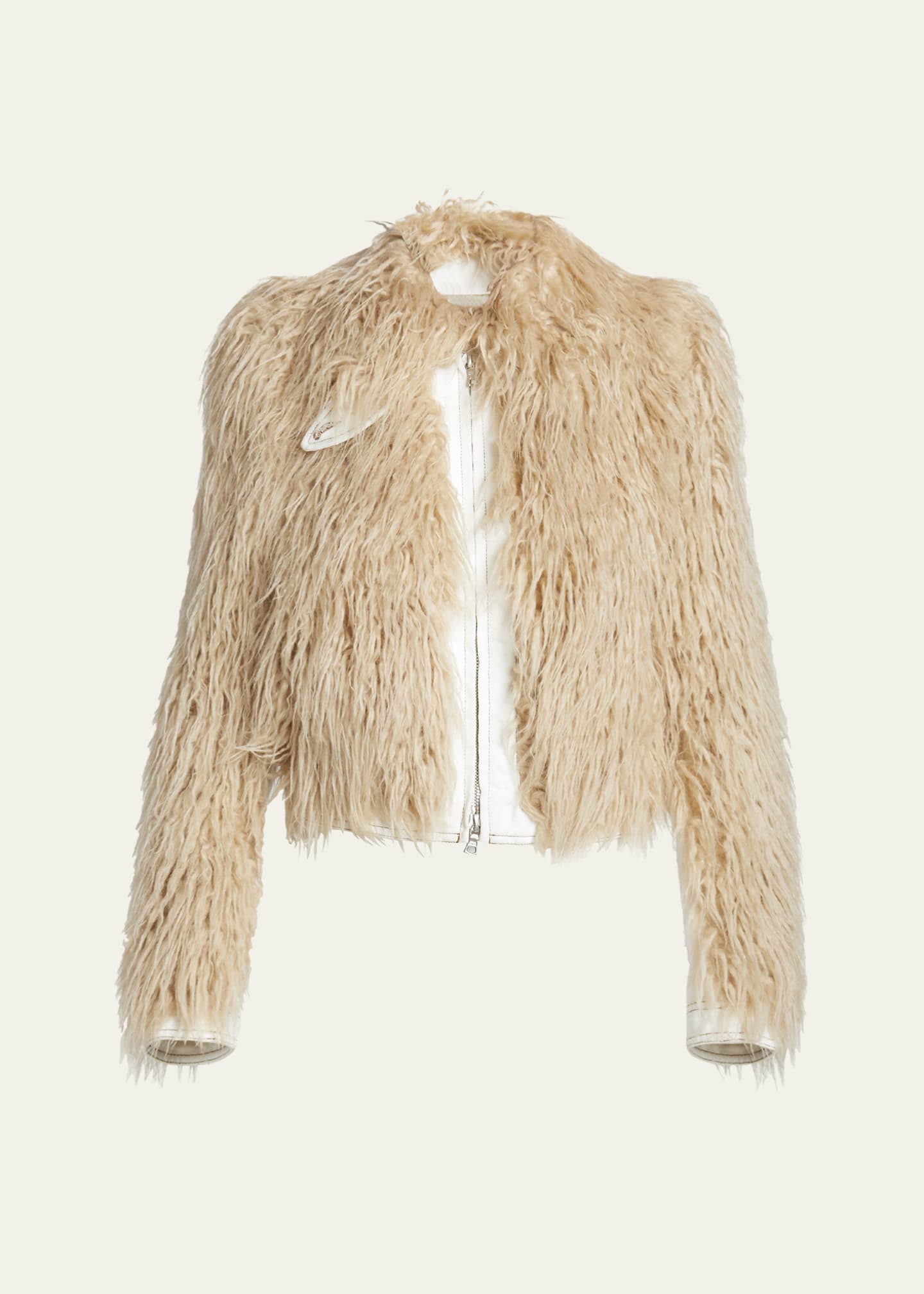 Dries Van Noten Vangel Faux Shearling Jacket Image 1 of 5