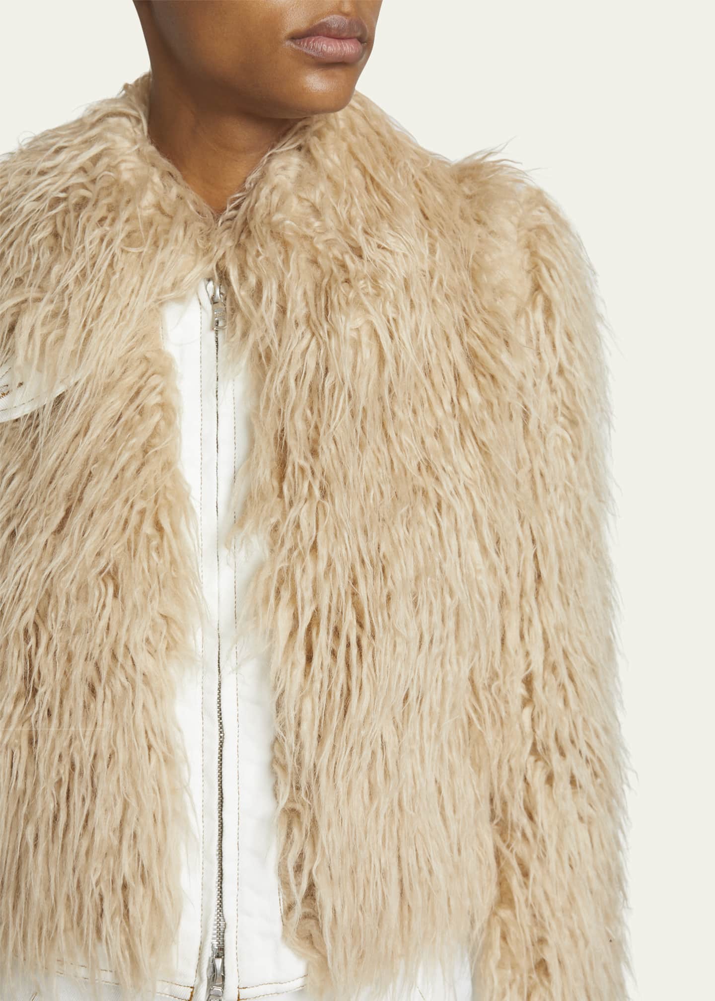 Dries Van Noten Vangel Faux Shearling Jacket Image 5 of 5