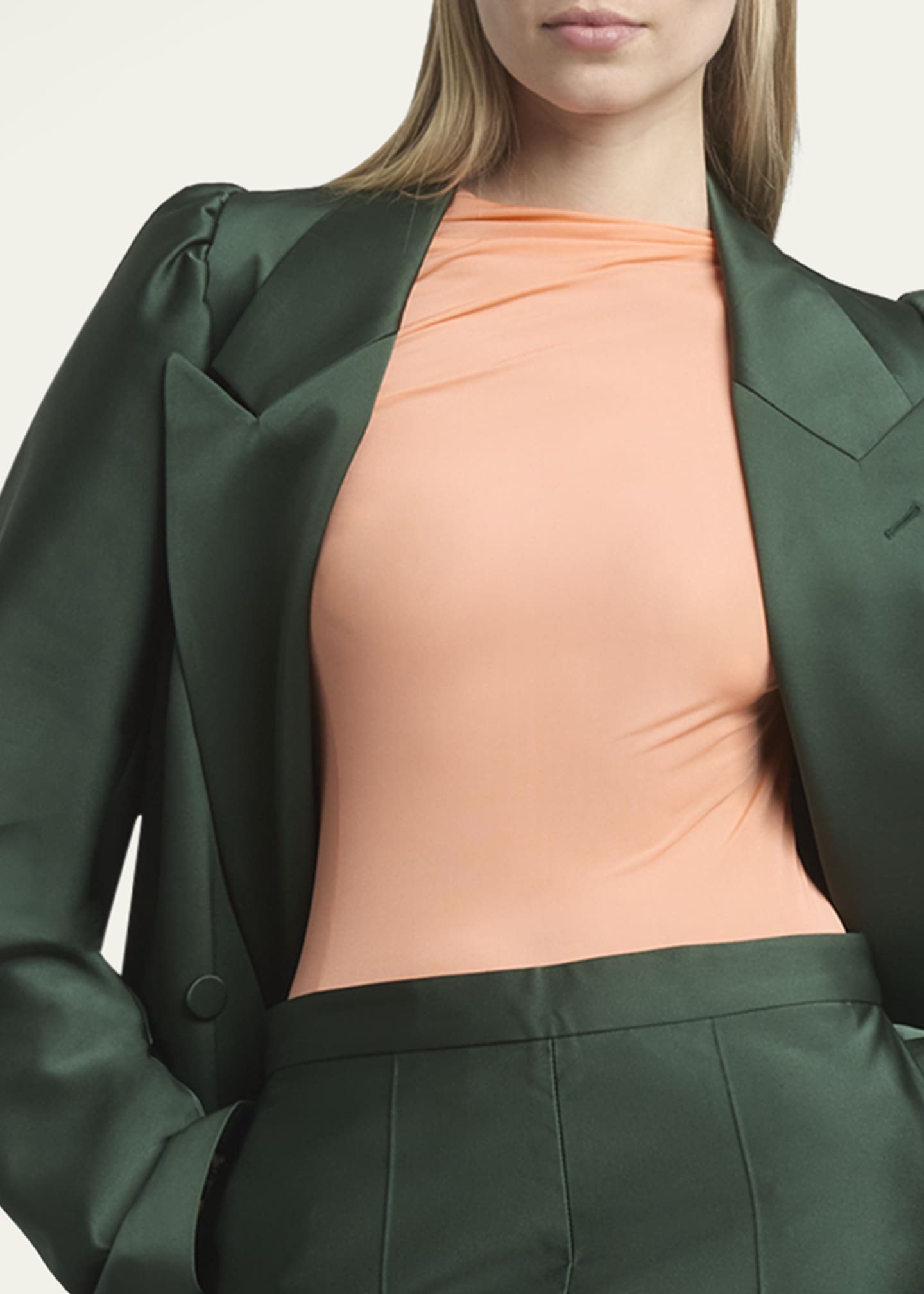 Dries Van Noten Hoan Sheer Ruched Top Image 5 of 5