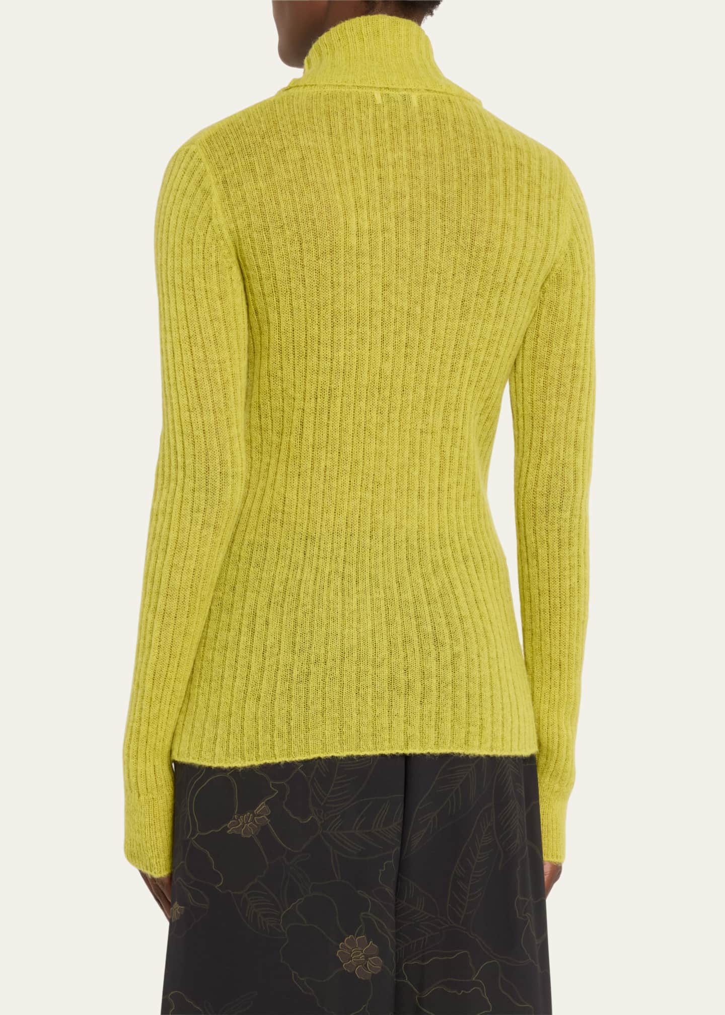Dries Van Noten Tati Turtleneck Rib Sweater