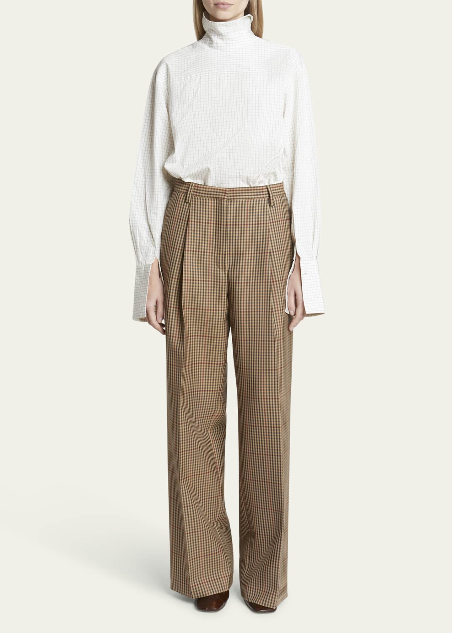 Dries van noten plaid pants shop