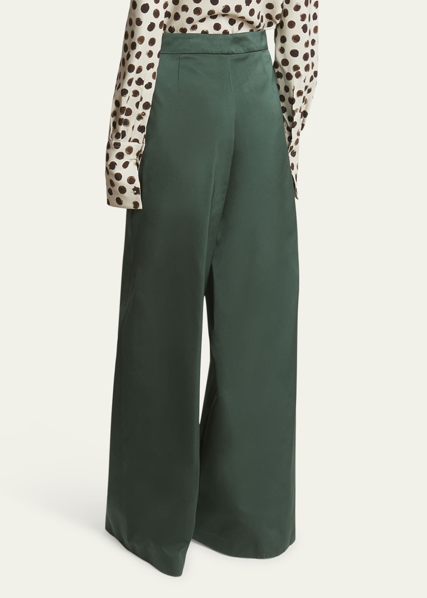 パンツ Dries Van Noten FW25 PAMPLONA PANTS (2520109032250 813) Black pamplona wide-leg trousers Dries van noten - women