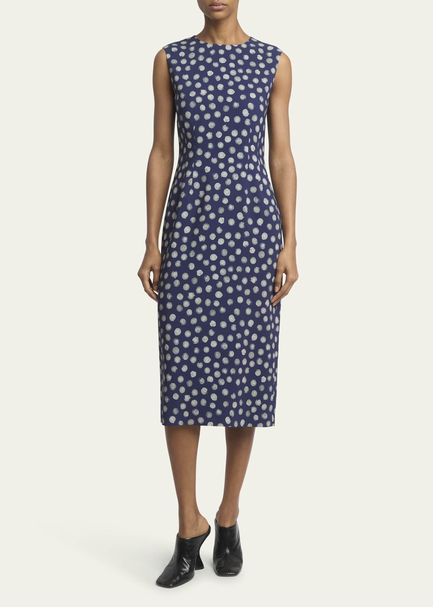 Dries Van Noten Delavina Printed Midi Dress Image 2 of 5