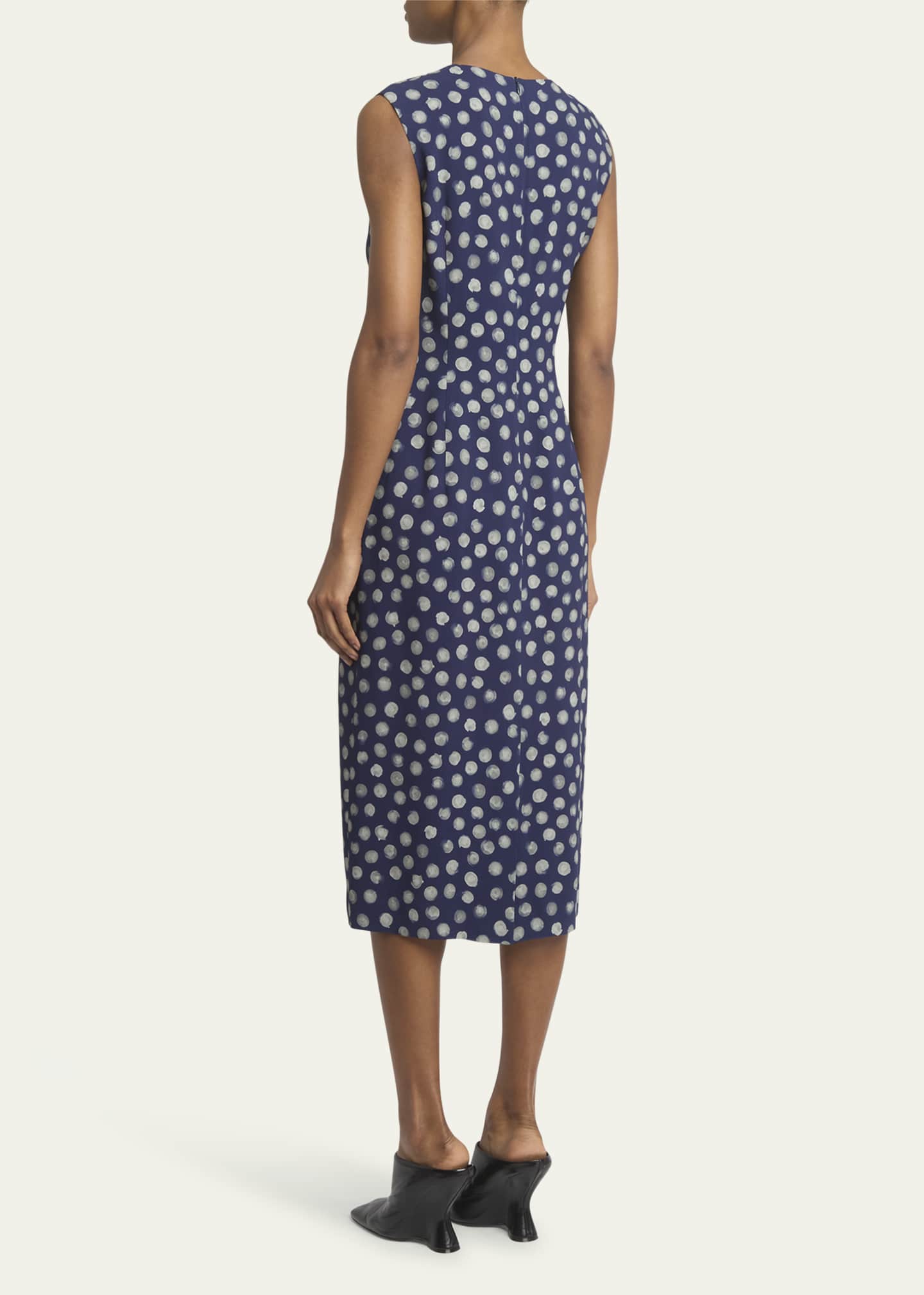Dries Van Noten Delavina Printed Midi Dress Image 3 of 5