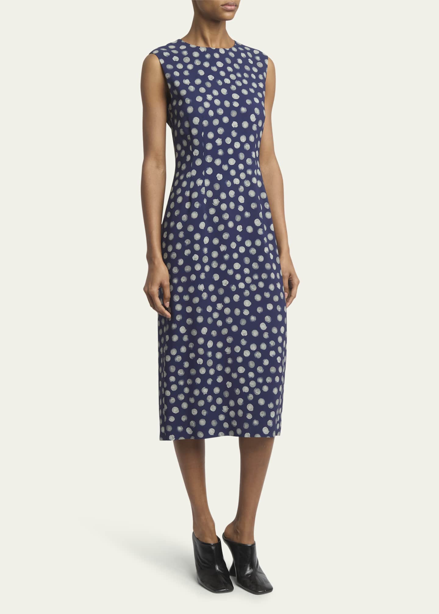 Dries Van Noten Delavina Printed Midi Dress Image 4 of 5