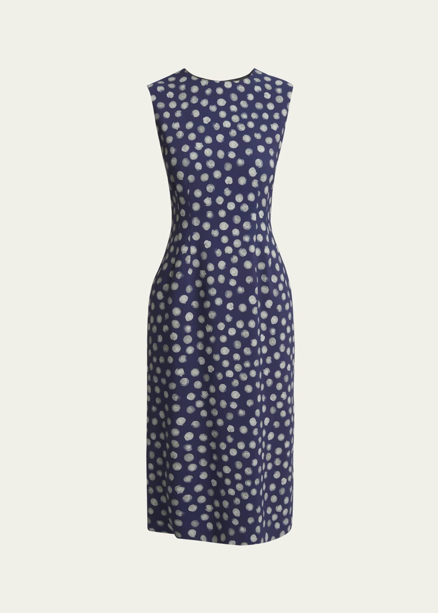 Dries Van Noten Delavina Printed Midi Dress Image 1 of 5