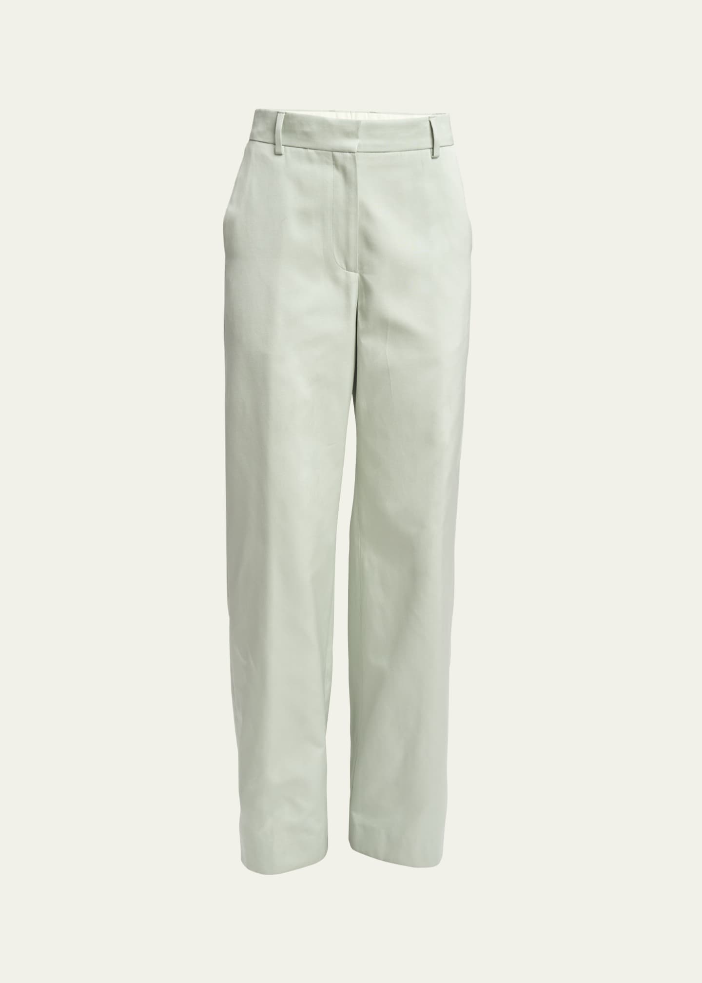 Dries Van Noten Paxy Straight Leg Pants, Green Image 1 of 5