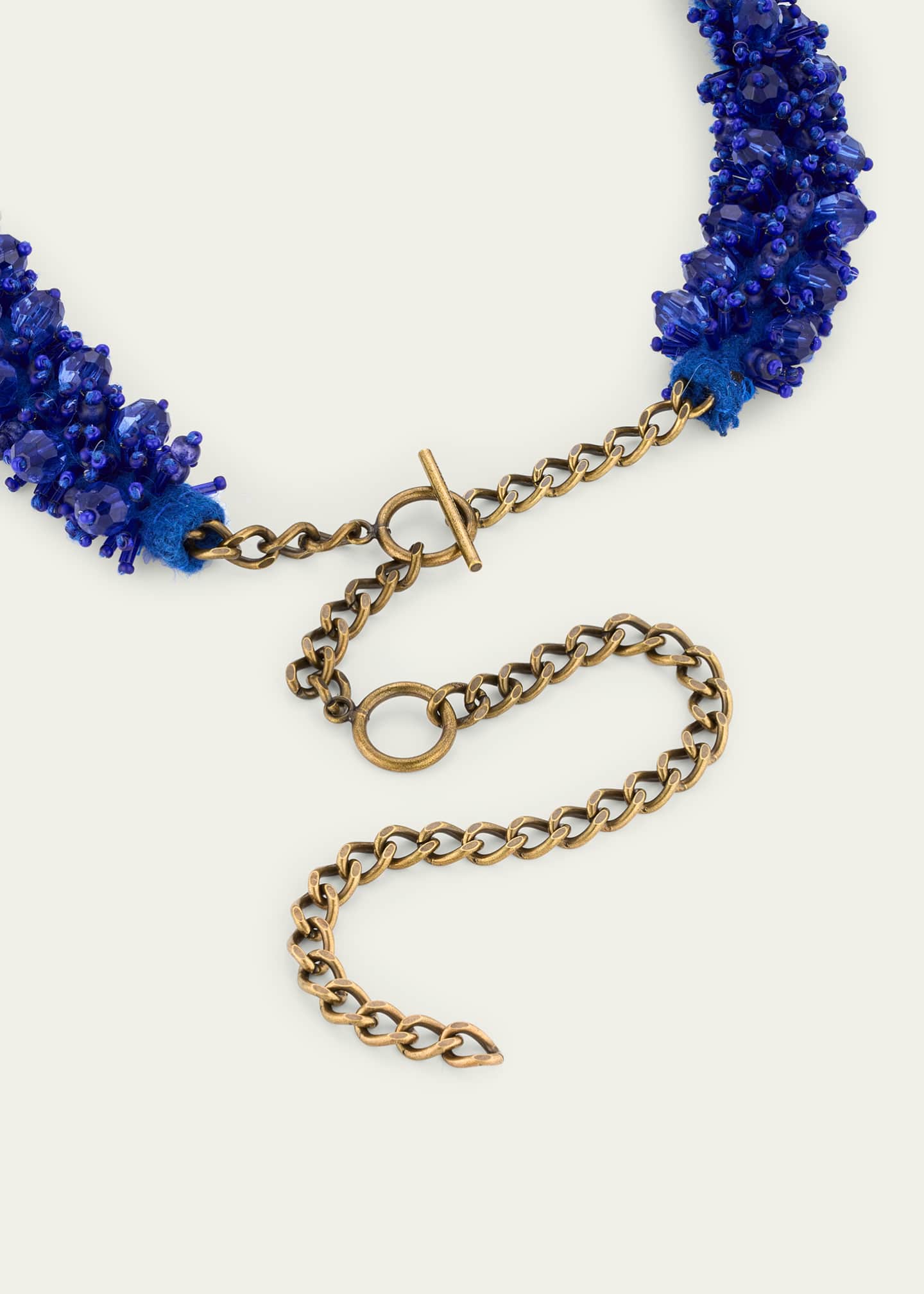 Dries Van Noten Beaded Brass Necklace Image 4 of 4