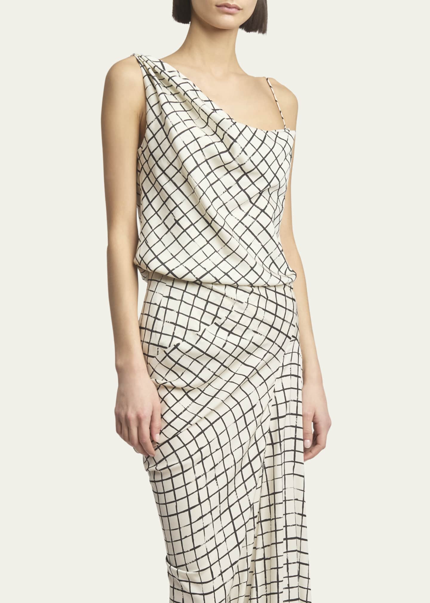 Dries Van Noten Ceyon Draped One-Shoulder Top Image 4 of 5