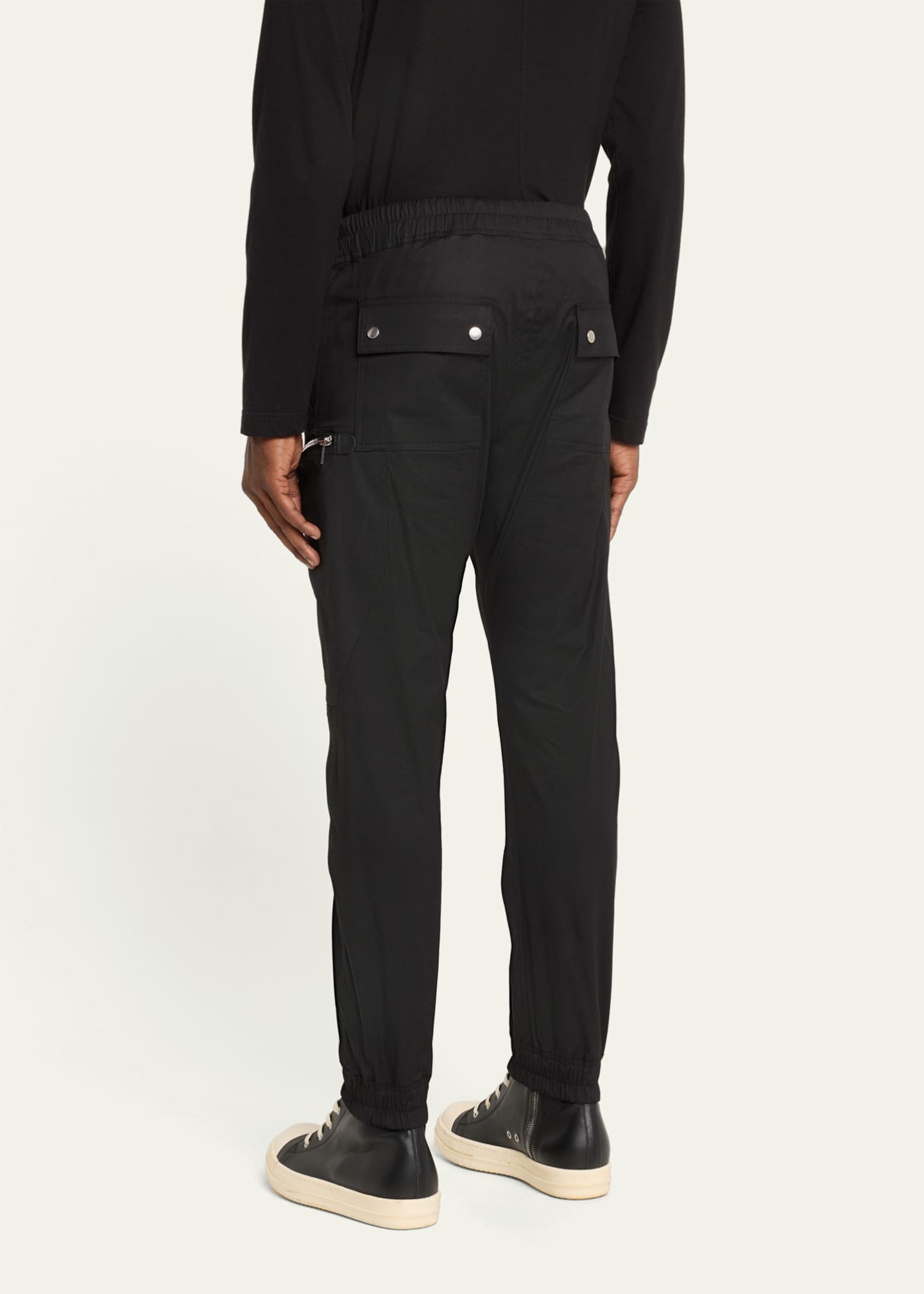Rick Owens Men's Bauhaus Heavy Poplin Cargo Pants - Bergdorf Goodman