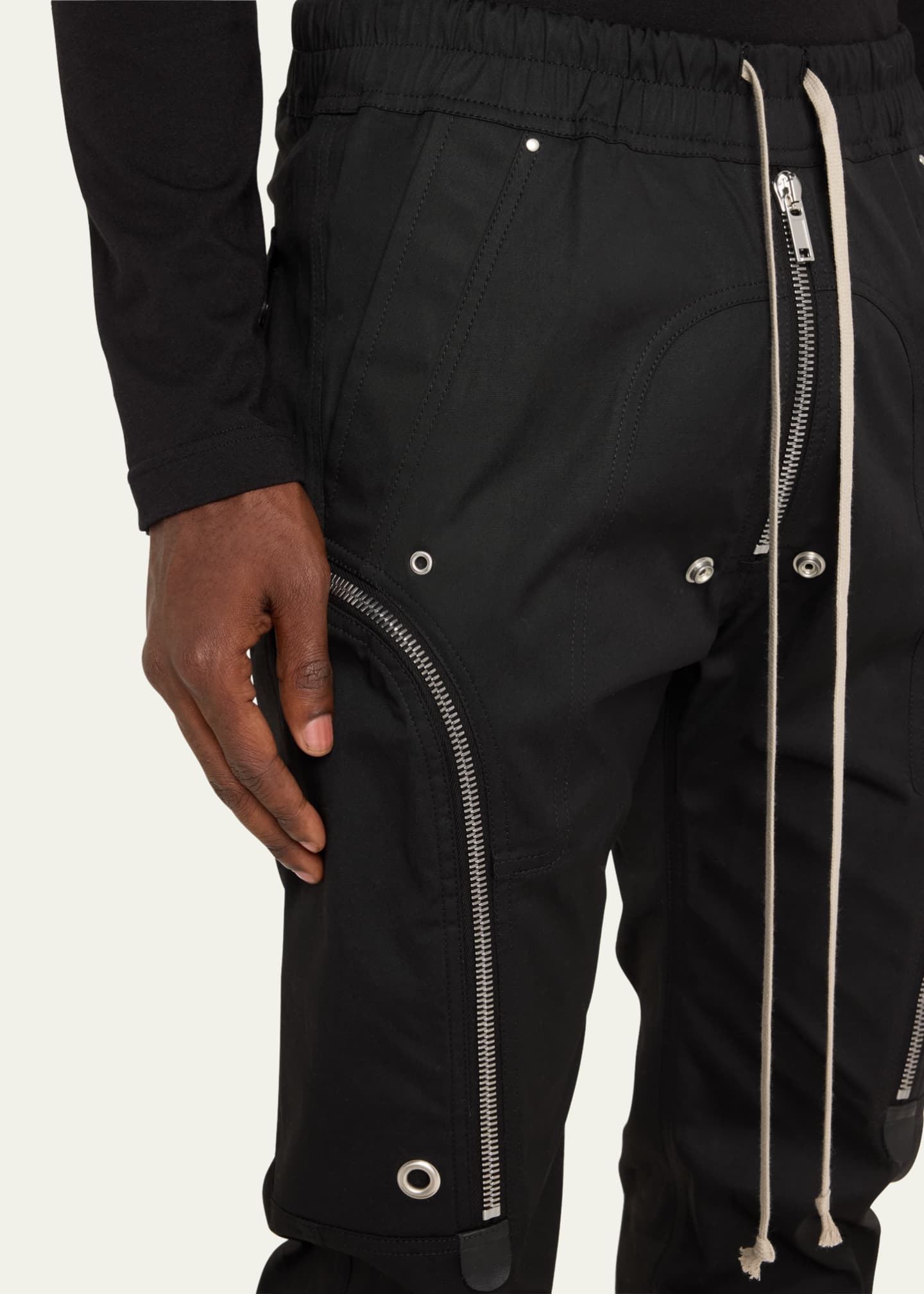 Rick Owens Men's Bauhaus Heavy Poplin Cargo Pants - Bergdorf Goodman