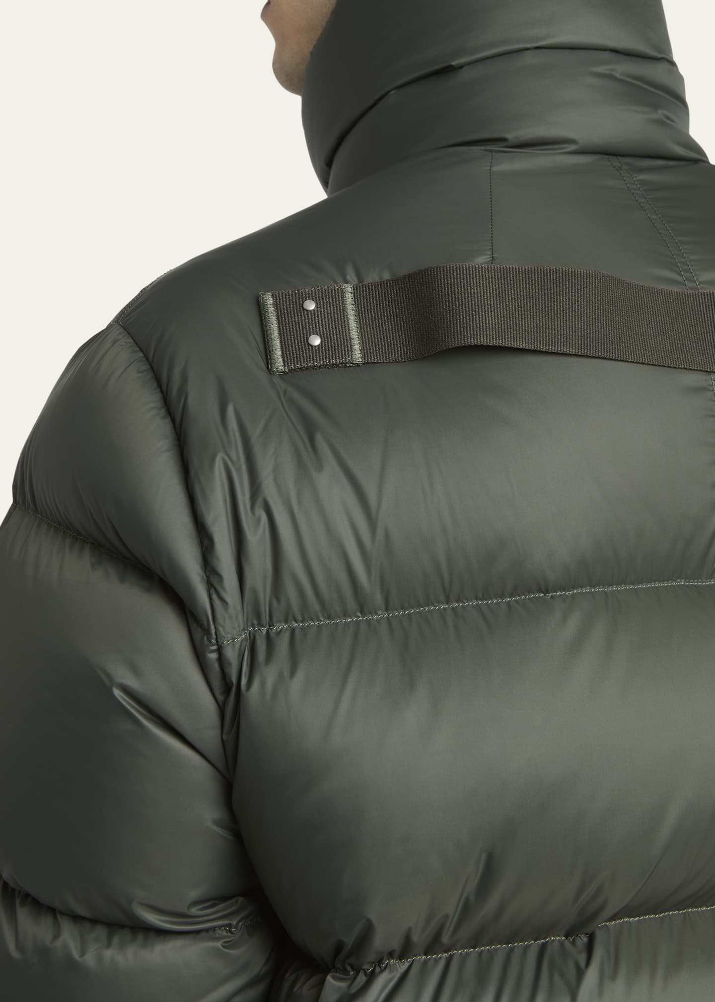 Rick Owens Men's Matte Nylon Puffer Coat Image 5 of 5