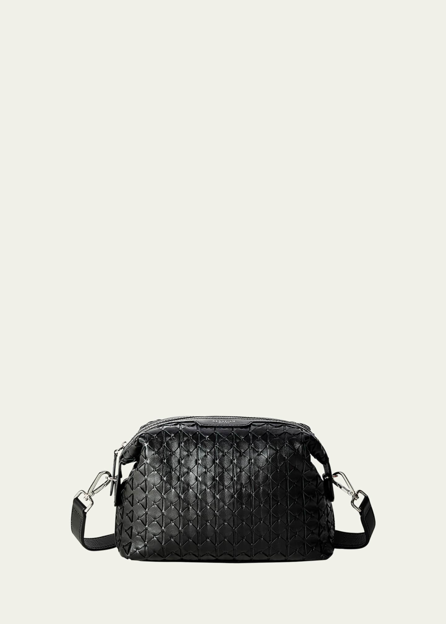 Serapian Men's 2-In-1 Mosaic Leather Clutch Bag Image 1 of 2