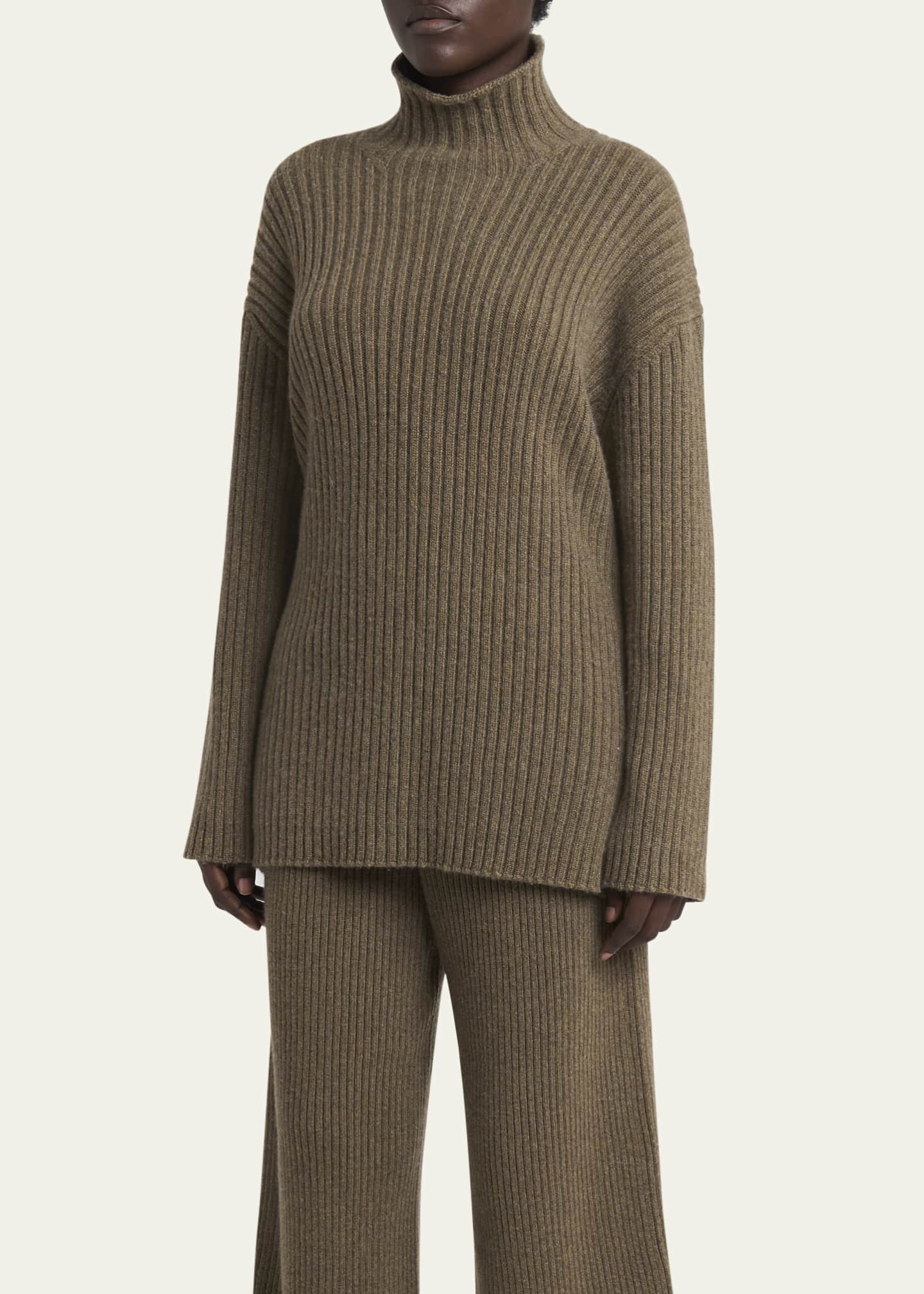 Loro Piana Fobello Cashmere Turtleneck Sweater Image 4 of 5