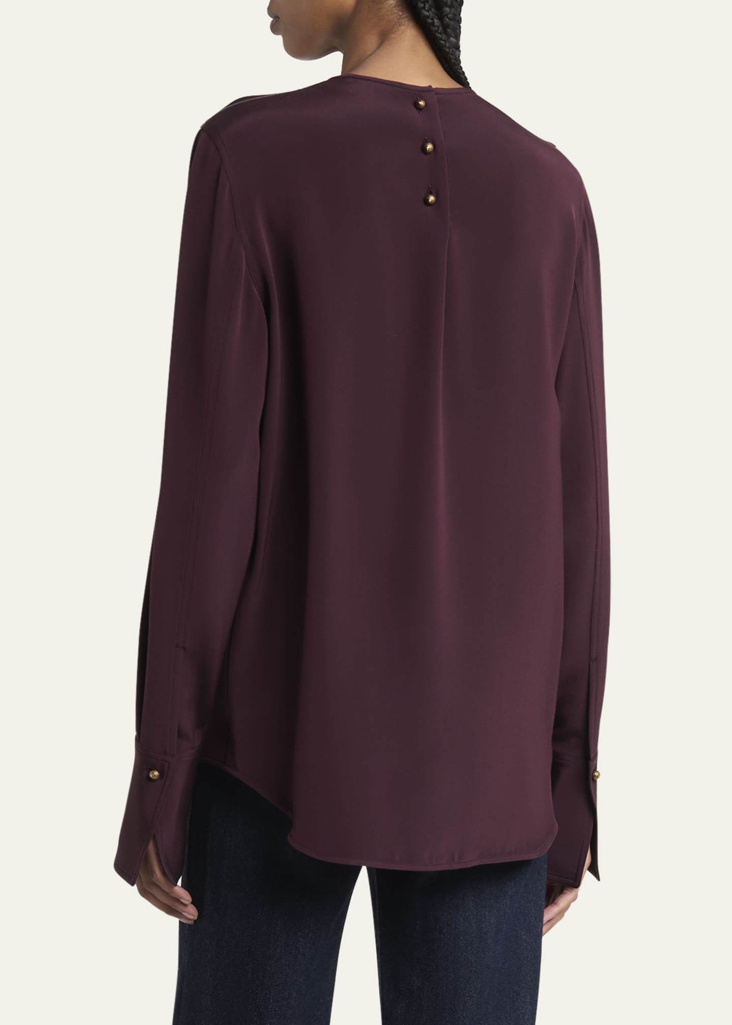 Loro Piana Jami Silk Blouse Image 3 of 5