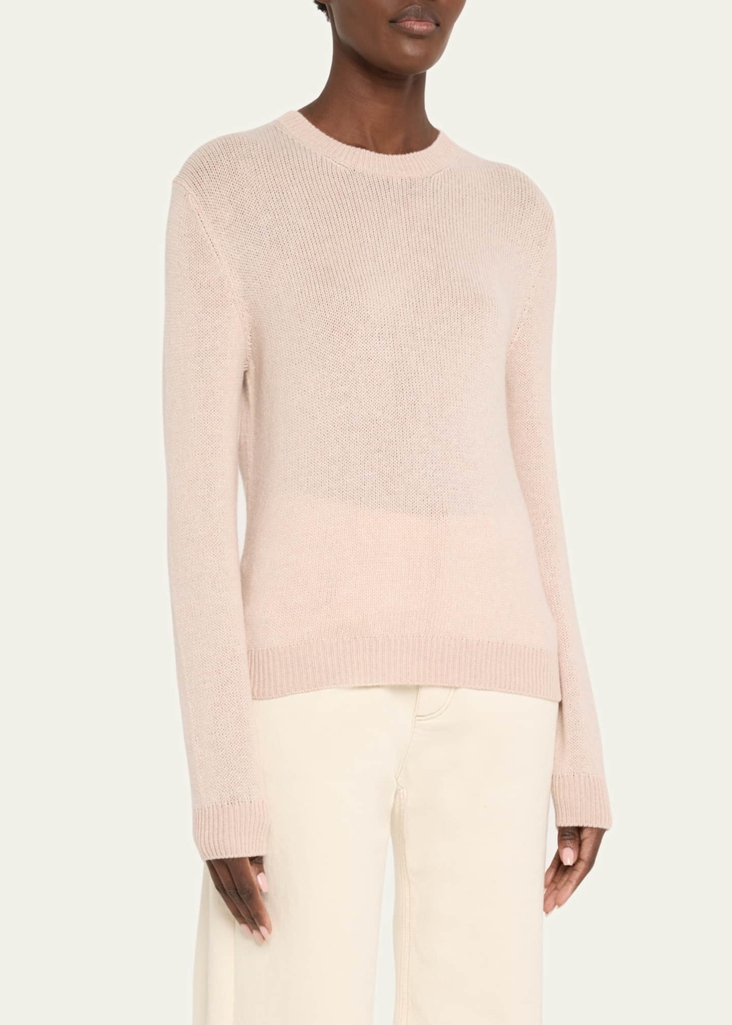 Loro Piana Fobello Crewneck Baby Cashmere Top Image 4 of 5