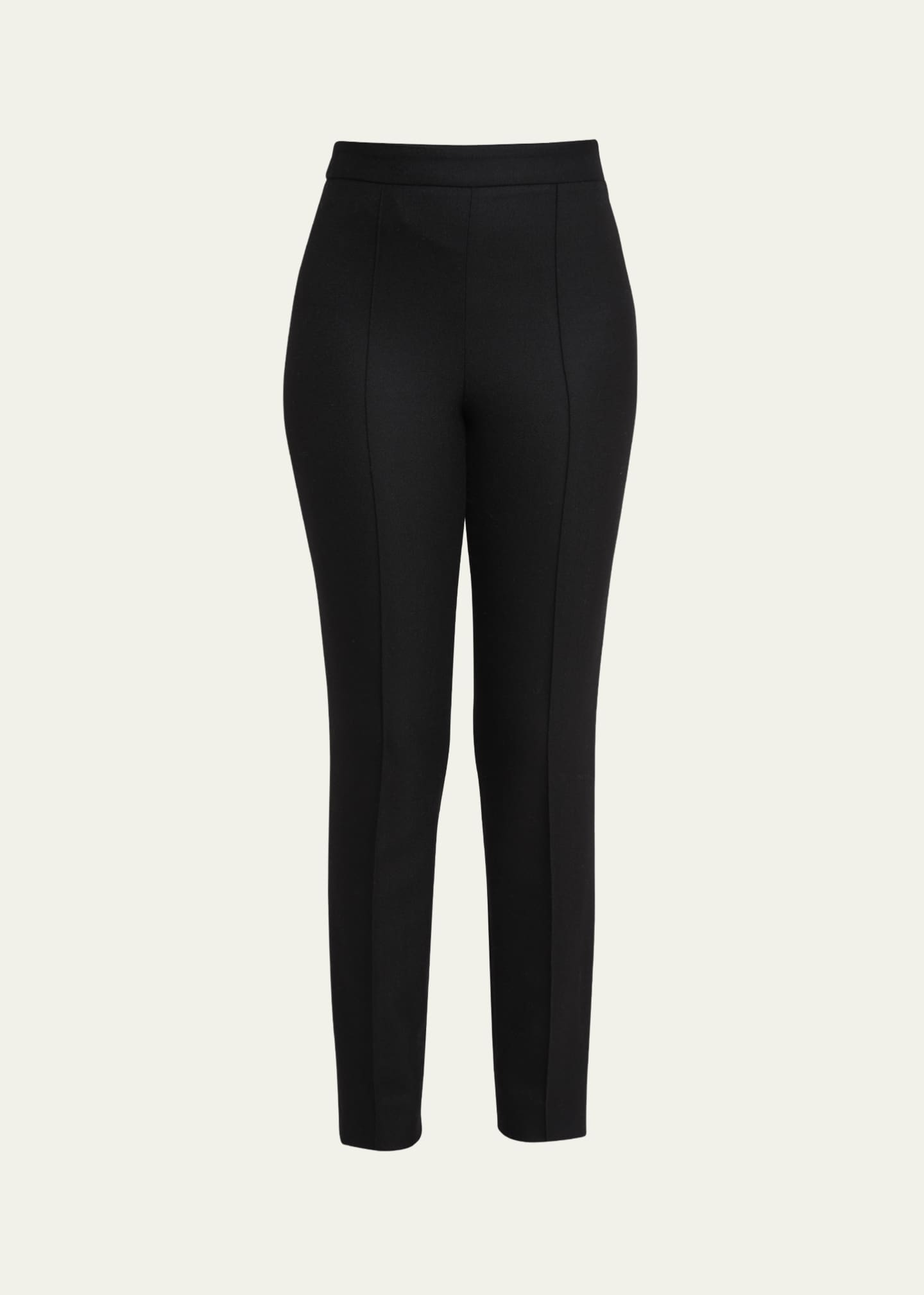 Loro Piana Mick Slim Leg Flannel Cashmere Trousers Image 1 of 5