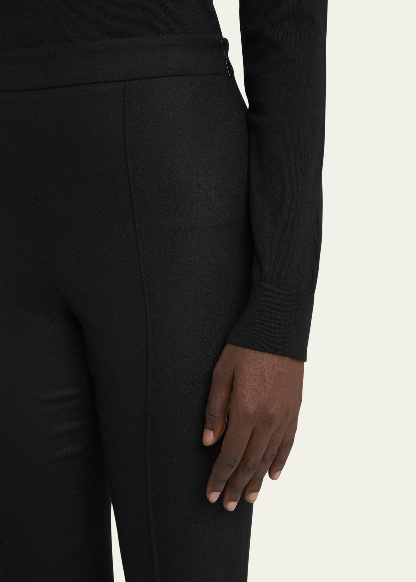 Loro Piana Mick Slim Leg Flannel Cashmere Trousers Image 5 of 5