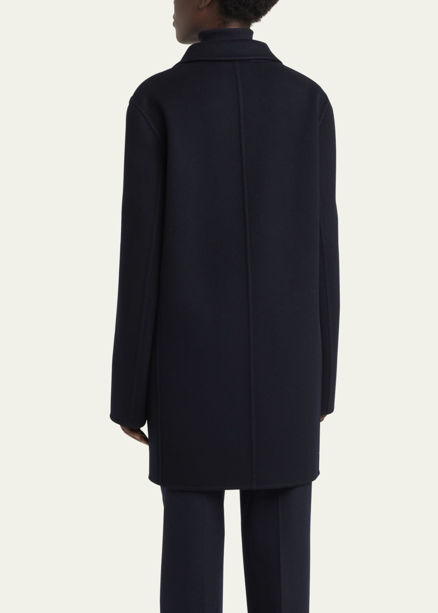 Loro Piana Rylan Single-Breasted Baby Cashmere Coat Image 3 of 5