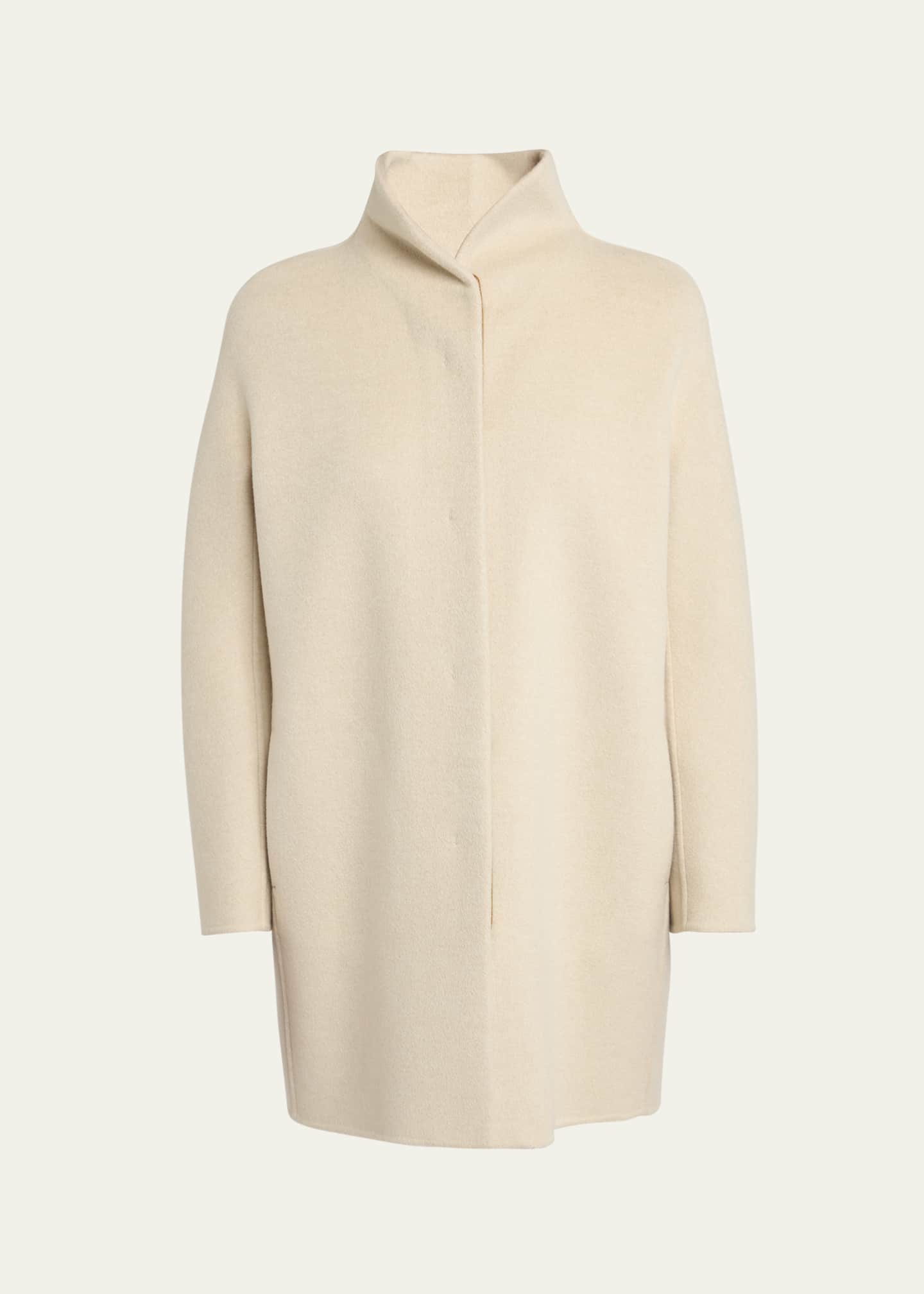 Loro Piana Scotty Double Baby Cashmere Single-Breasted Coat Image 1 of 5